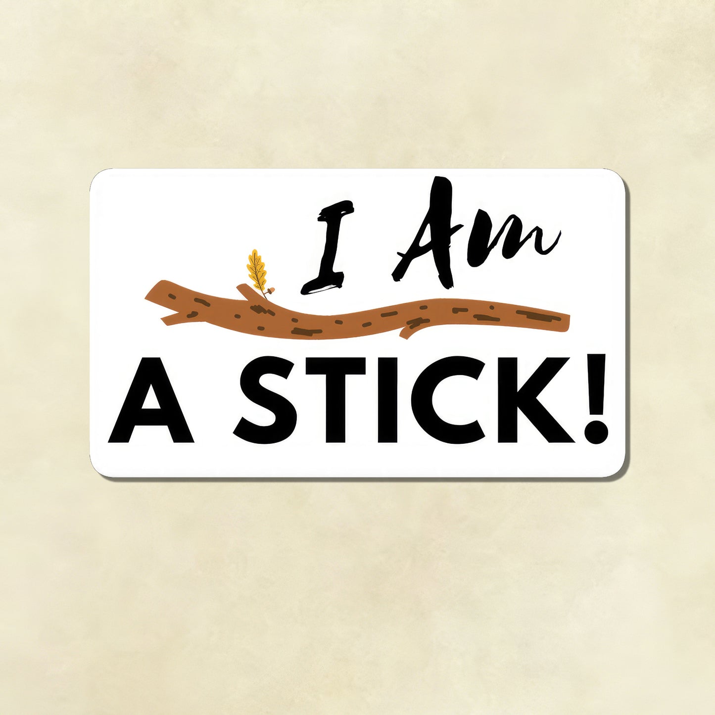 I Am A STICK - Storm Light Archive Sticker - Fantasy book Lovers - Laptop Journal or Waterbottle Sticker - Syl - Kiss Cut Sticker - Funny