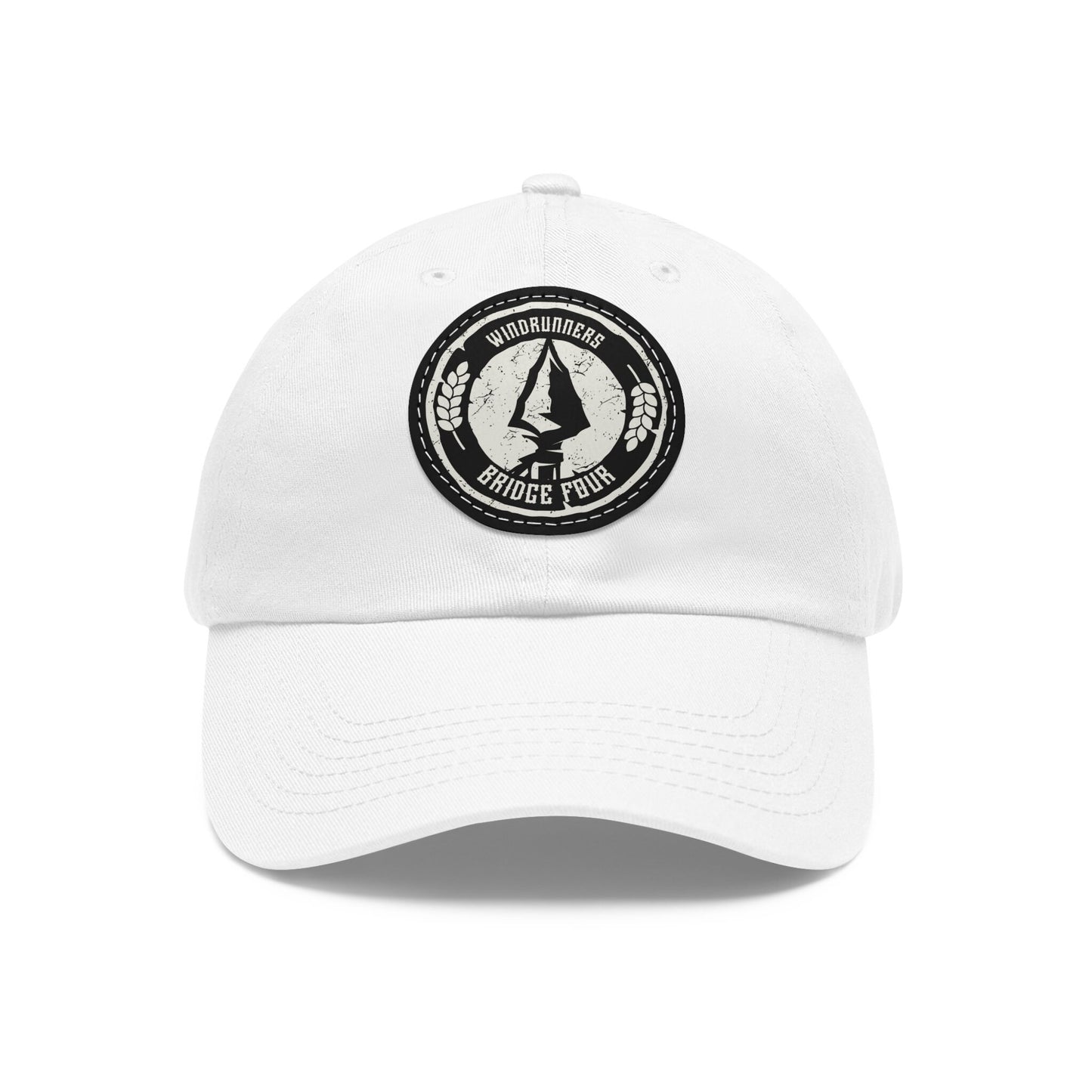 Stormlight Archive Hat - Bridge Four, Bridge 4, Leather Patch, Cosmere Apparel, Book lover hat gift, Kaladin, Baseball Cap Style