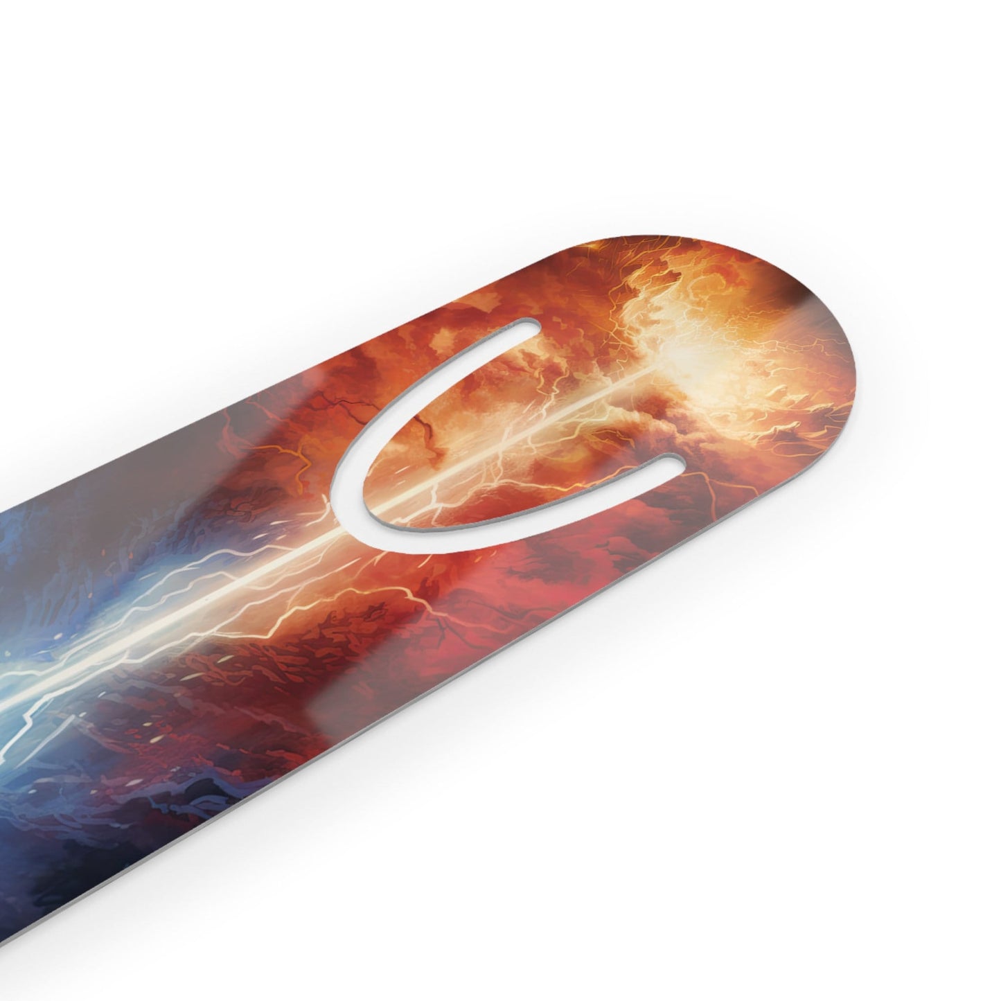 Stormlight Archive Aluminum Bookmark - Ideal Gift for Avid Readers, Highstorm and Everstorm, Kaladin, Cosmere Inspired Fan Art