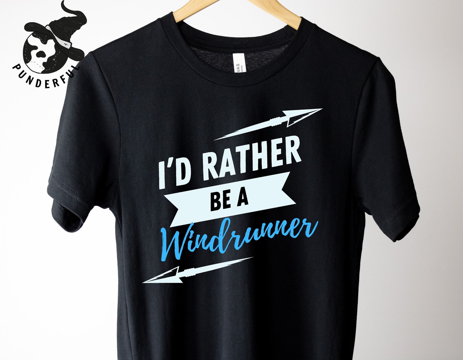 Stormlight Archive Windrunner T-Shirt, "I'd Rather be a Windrunner", Brandon Sanderson, Bookish Shirt, Gift for Cosmere Lovers