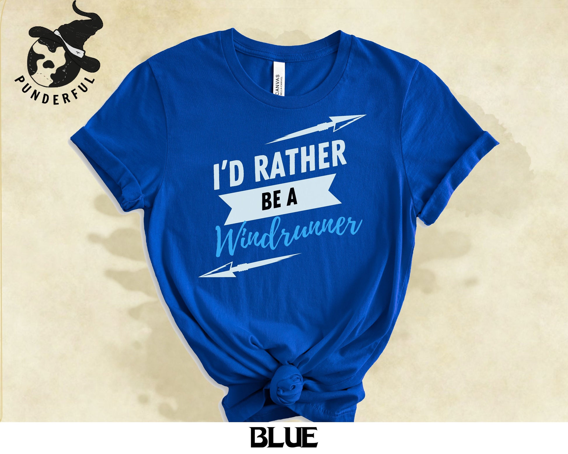 Stormlight Archive Windrunner T-Shirt, "I'd Rather be a Windrunner", Brandon Sanderson, Bookish Shirt, Gift for Cosmere Lovers