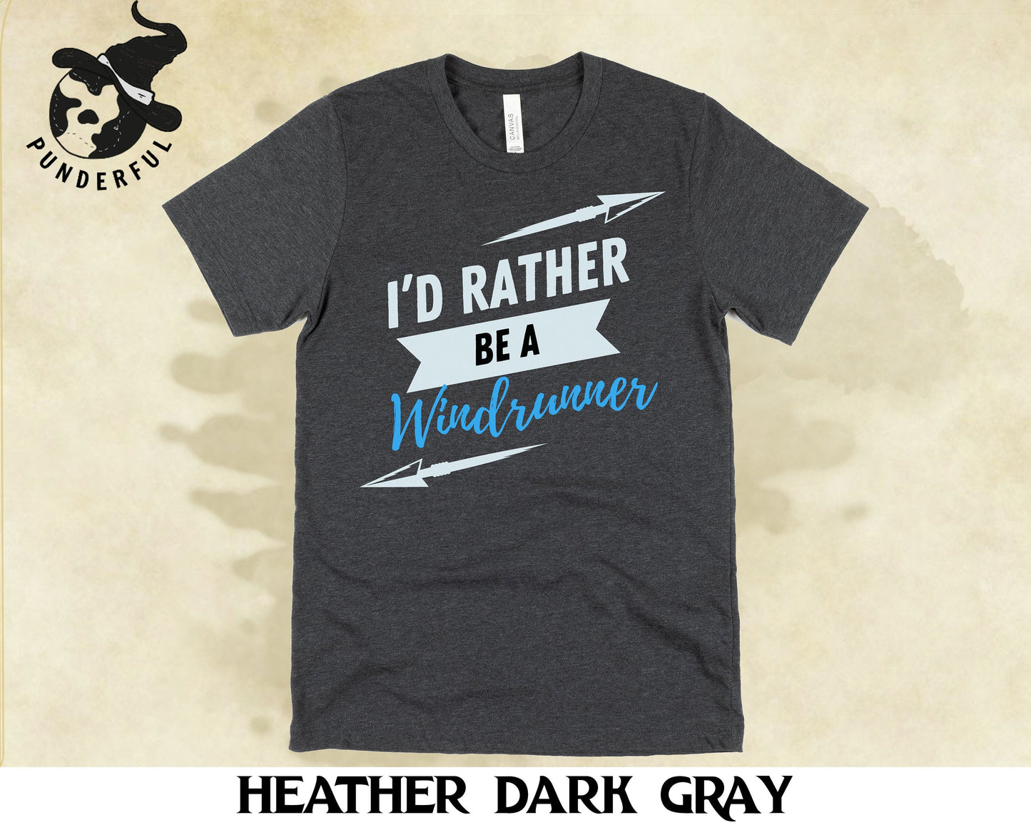 Stormlight Archive Windrunner T-Shirt, "I'd Rather be a Windrunner", Brandon Sanderson, Bookish Shirt, Gift for Cosmere Lovers