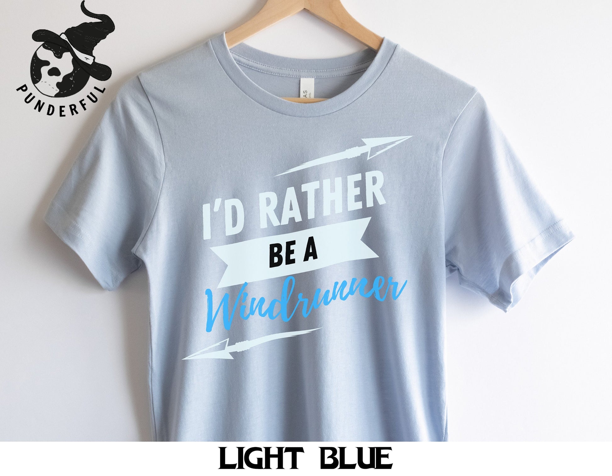 Stormlight Archive Windrunner T-Shirt, "I'd Rather be a Windrunner", Brandon Sanderson, Bookish Shirt, Gift for Cosmere Lovers