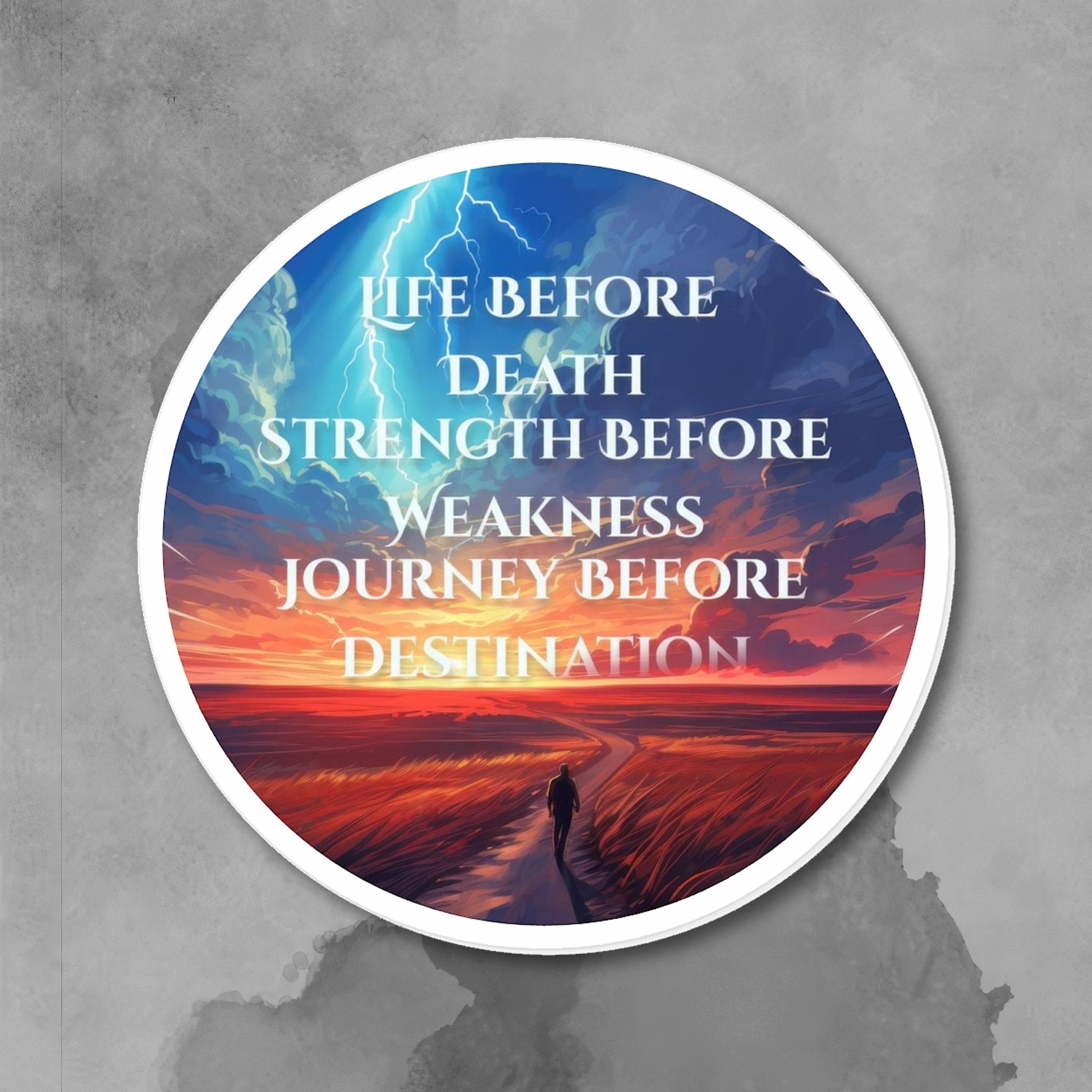 Stormlight Archive Oaths Sticker - Life Before Death, Waterproof Sticker, Cosmere Gift, Waterbottle Sticker, Highstorm Safe