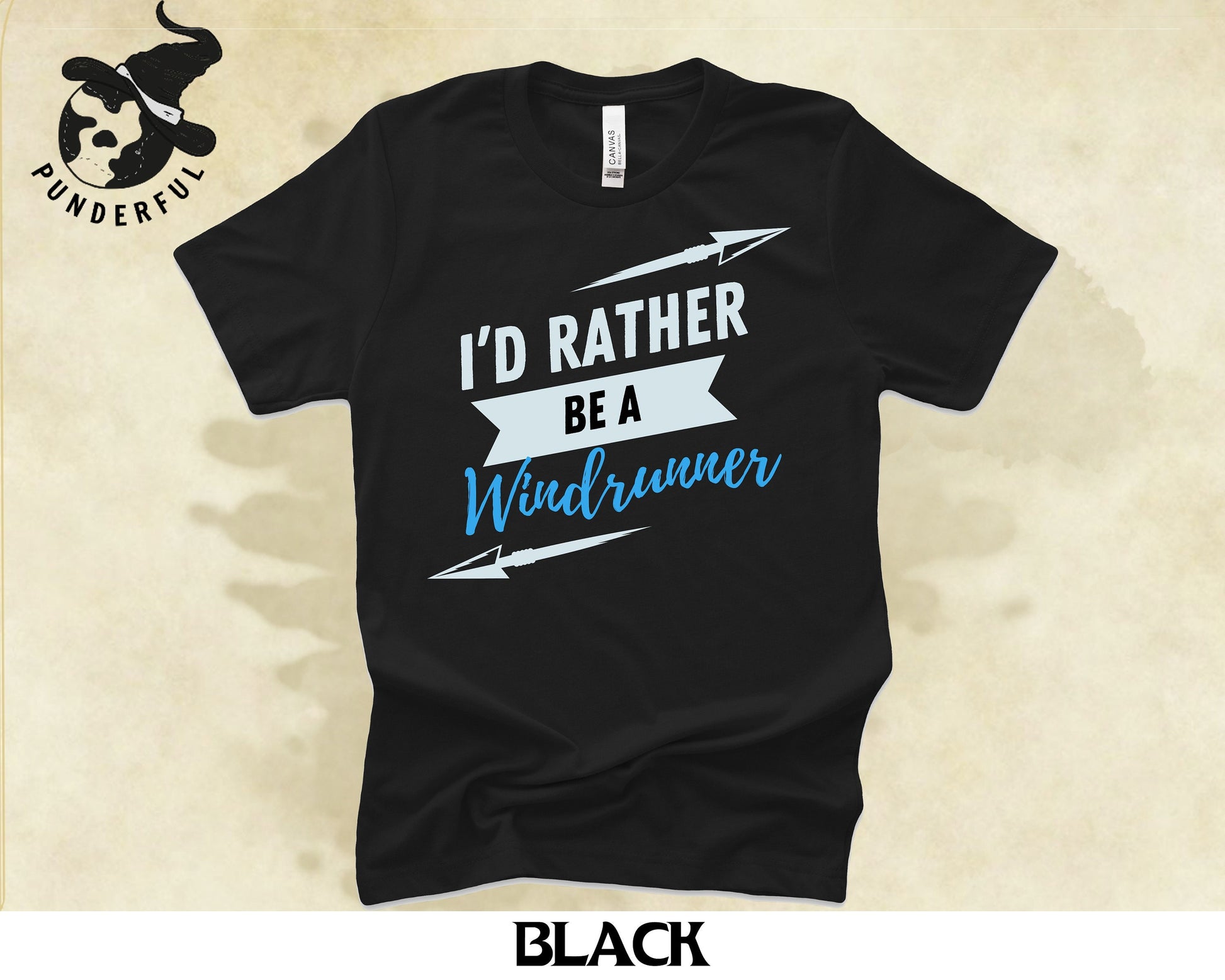 Stormlight Archive Windrunner T-Shirt, "I'd Rather be a Windrunner", Brandon Sanderson, Bookish Shirt, Gift for Cosmere Lovers