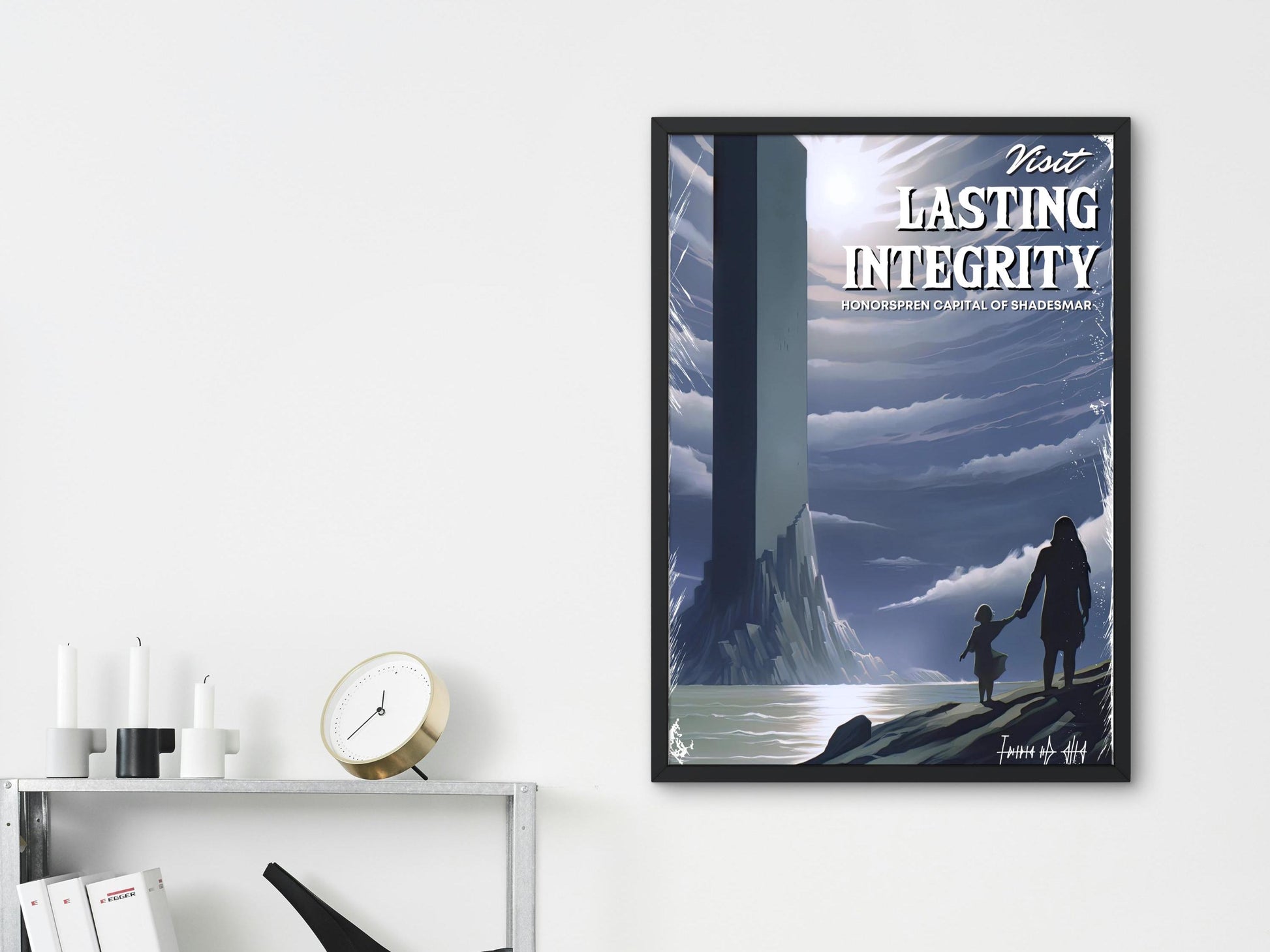 Lasting Integrity Travel Poster, Shadesmar, Brandon Sanderson's Stormlight Archive / Cosmere, Digital Download