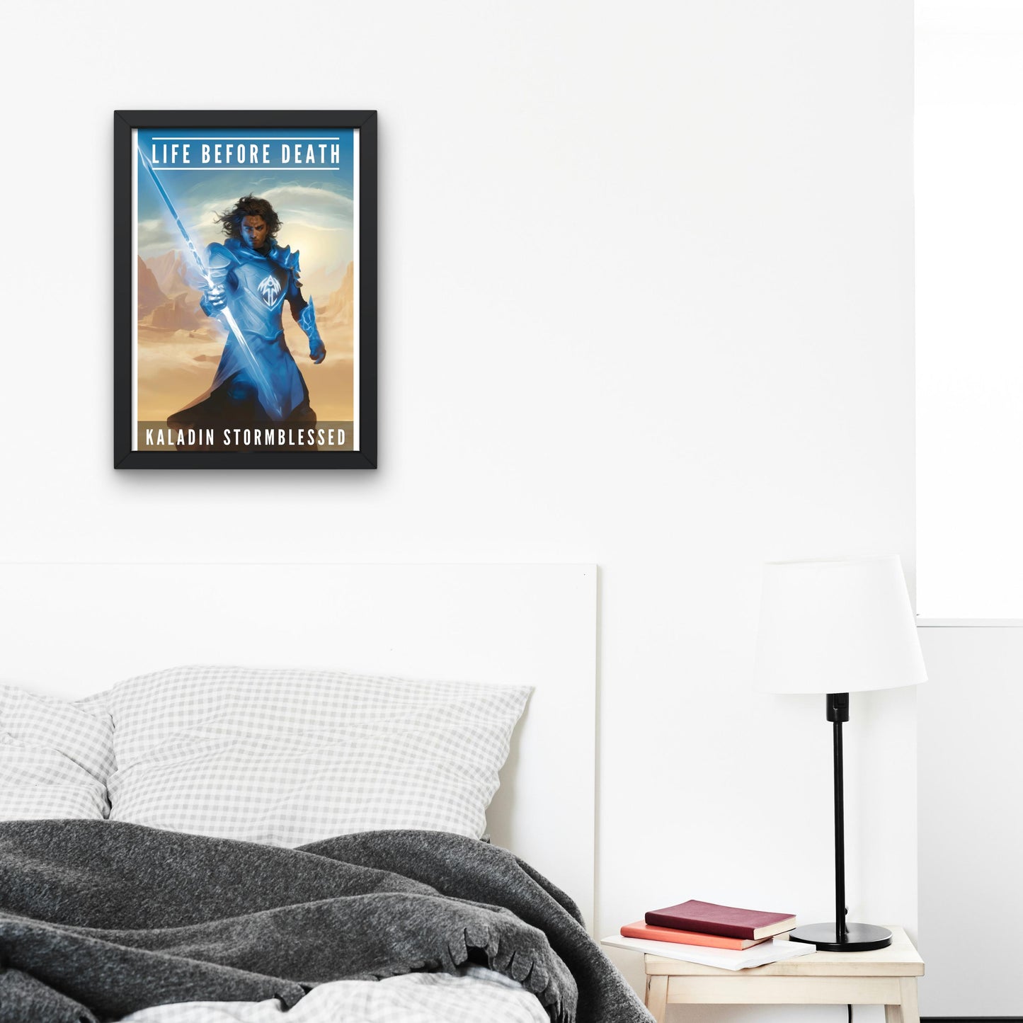 Kaladin Stormblessed Poster, Bridge Four Glyph, Kholinar, Brandon Sanderson's Stormlight Archive / Cosmere, digital poster, various sizes