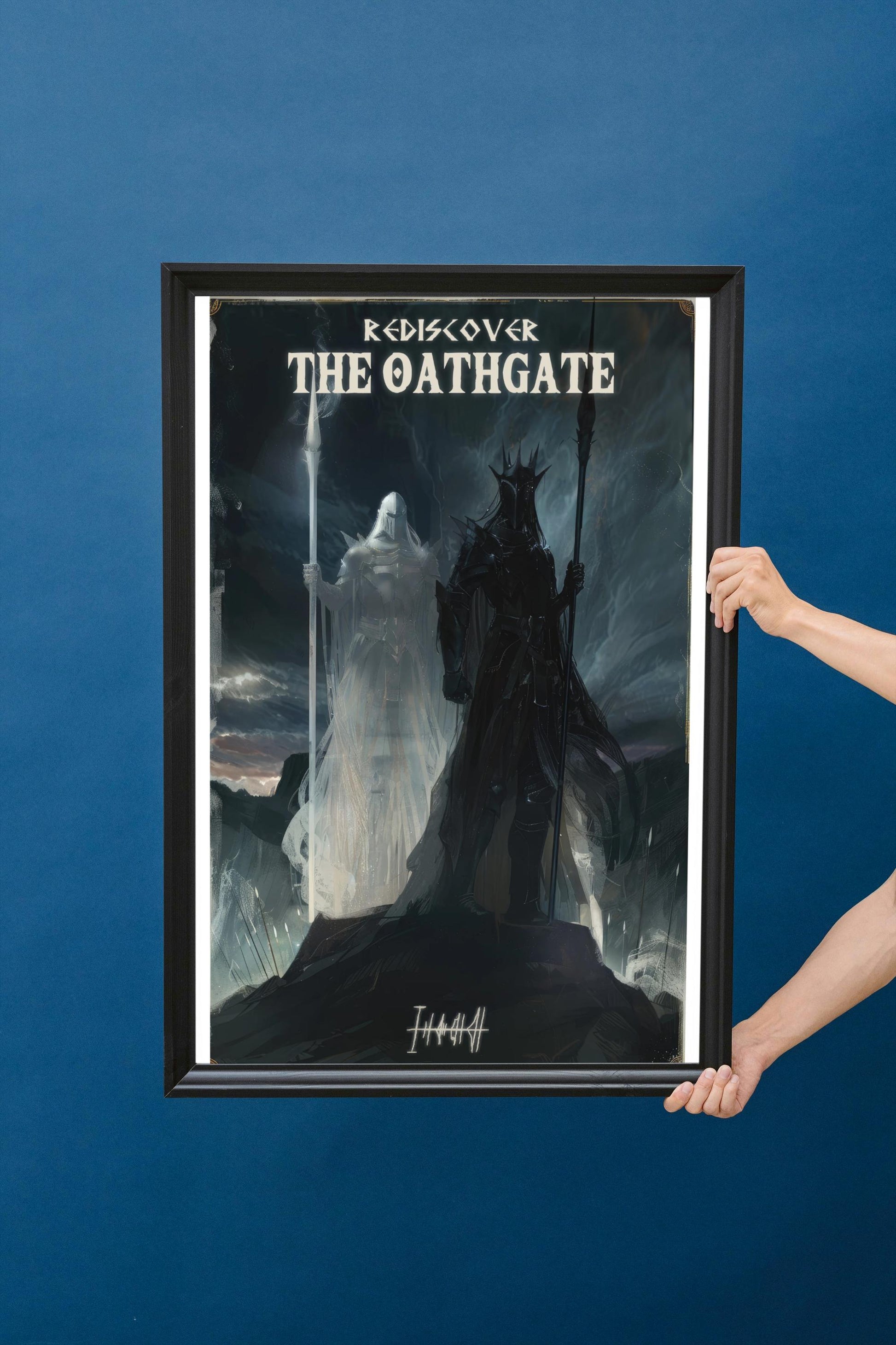 The Oathgate Travel Poster, Teleport from Roshar to Urithiru, Shadesmar, Brandon Sanderson's Stormlight Archive / Cosmere, physical poster