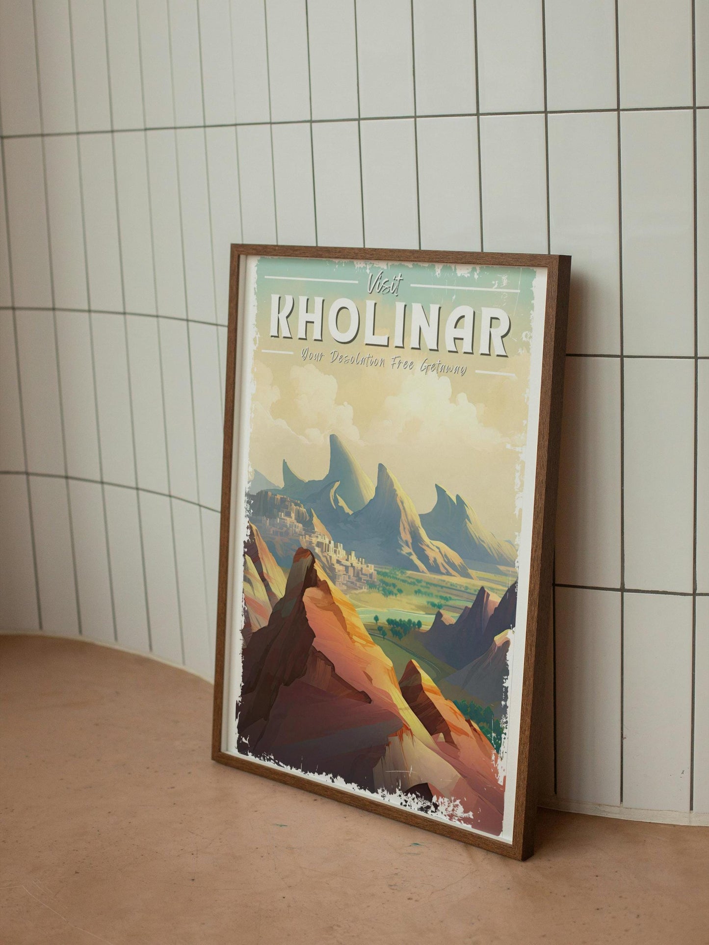 Kholinar Travel Poster, Brandon Sanderson's Stormlight Archive / Cosmere, Printable 2:3 Aspect Ratio, A3, Digital Download