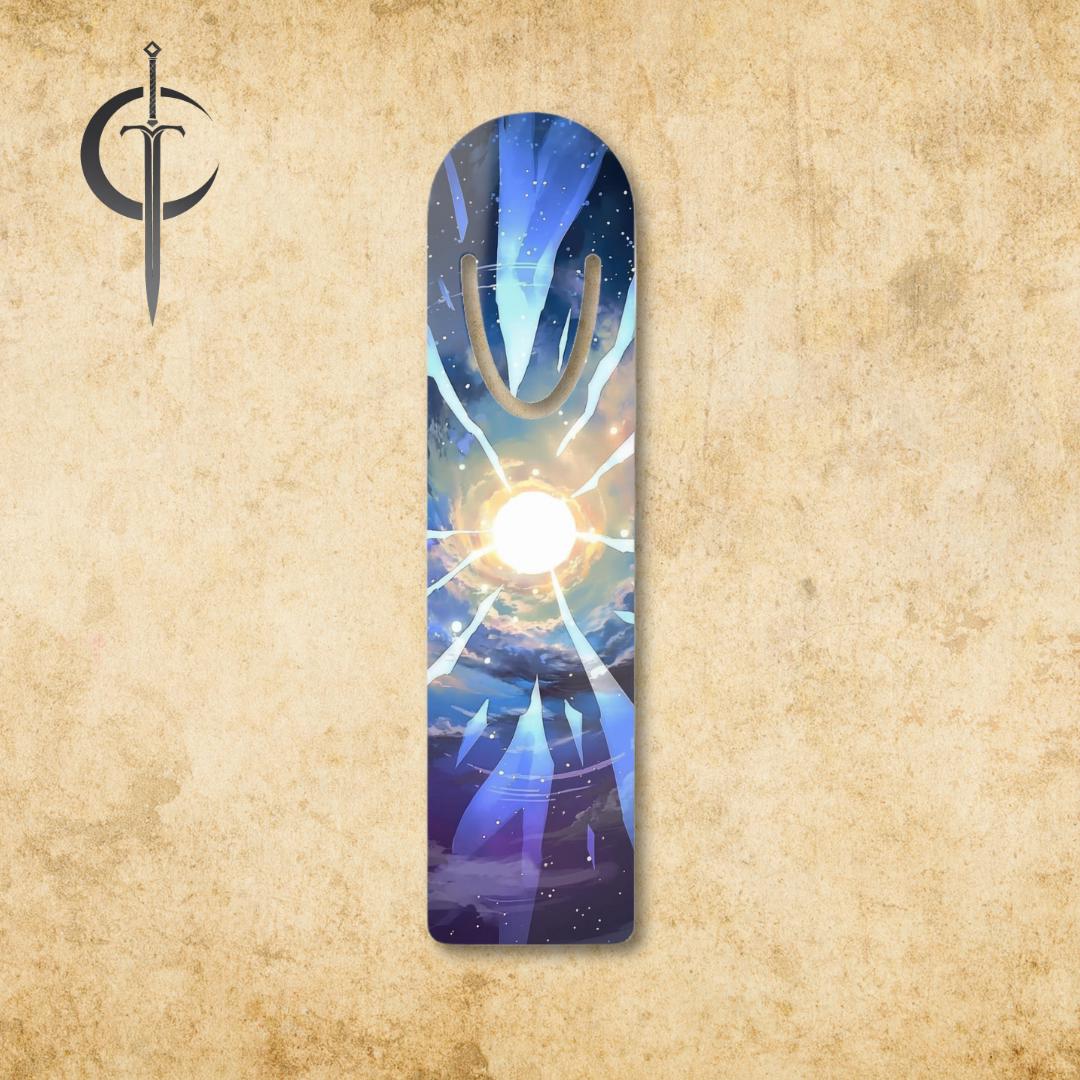 The Sunlit Man Bookmark, Inspired by Brandon Sanderson, Art Collection, Sun Sword, Metal Bookmark, Cosmere Inspired Fan Art