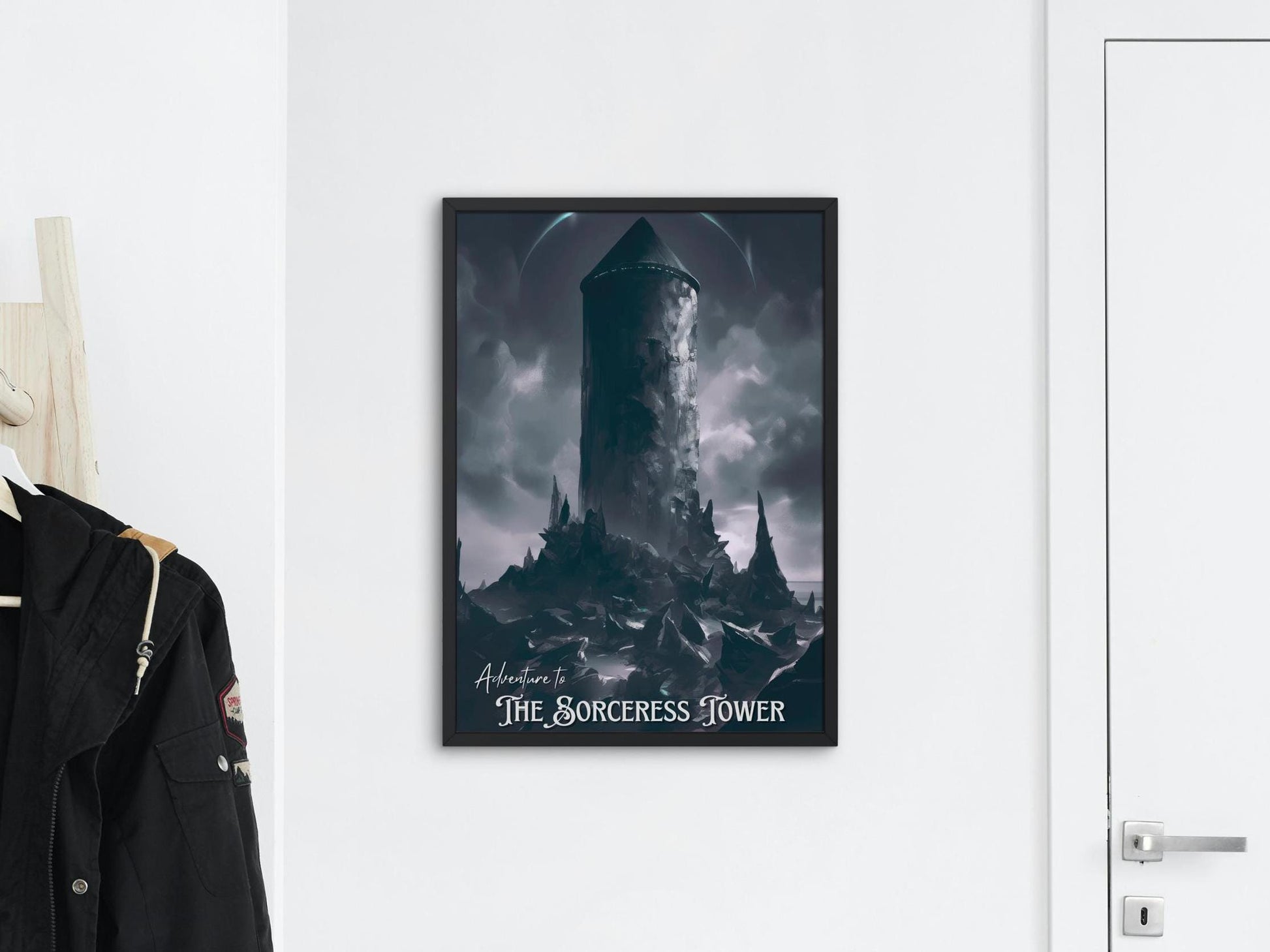 The Sorceress Tower Poster, Inspired by Brandon Sanderson's Book Tress of The Emerald Sea / Cosmere, physical poster