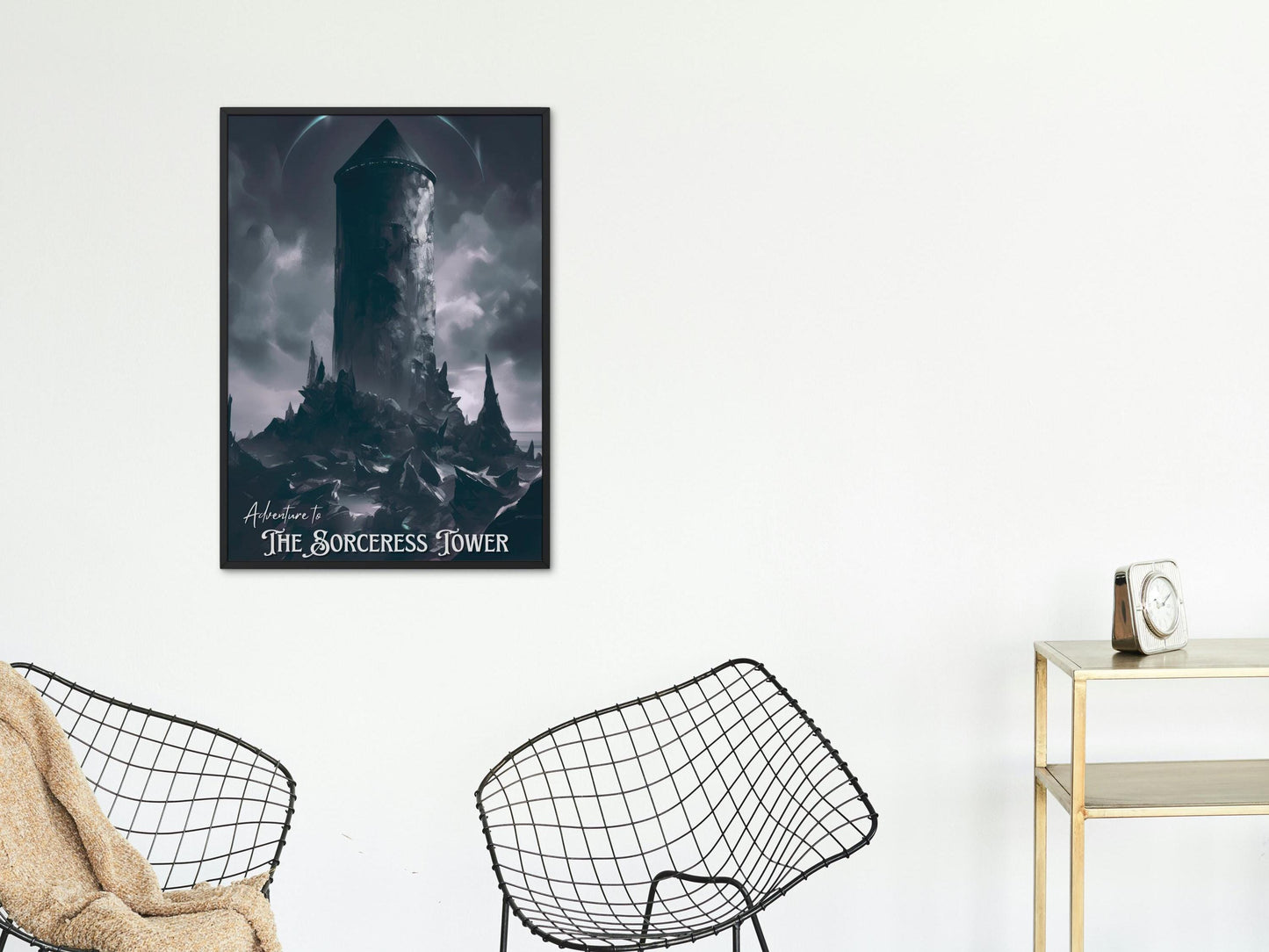 The Sorceress Tower Poster, Inspired by Brandon Sanderson's Book Tress of The Emerald Sea / Cosmere, physical poster