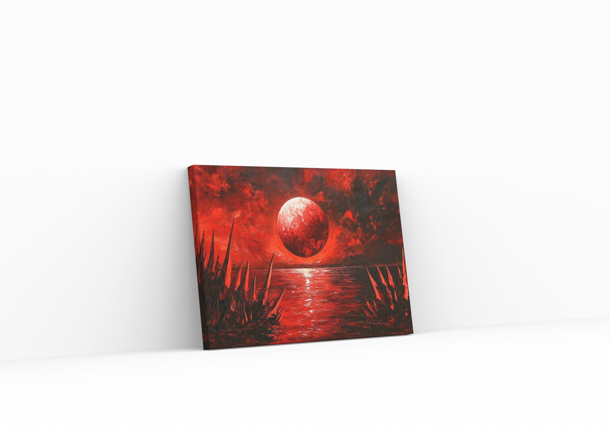 The Crimson Sea, Canvas Print Inspired by Tress, Cosmere Wall Art, Bookish Home Decor, Fantasy Art, Matte Canvas