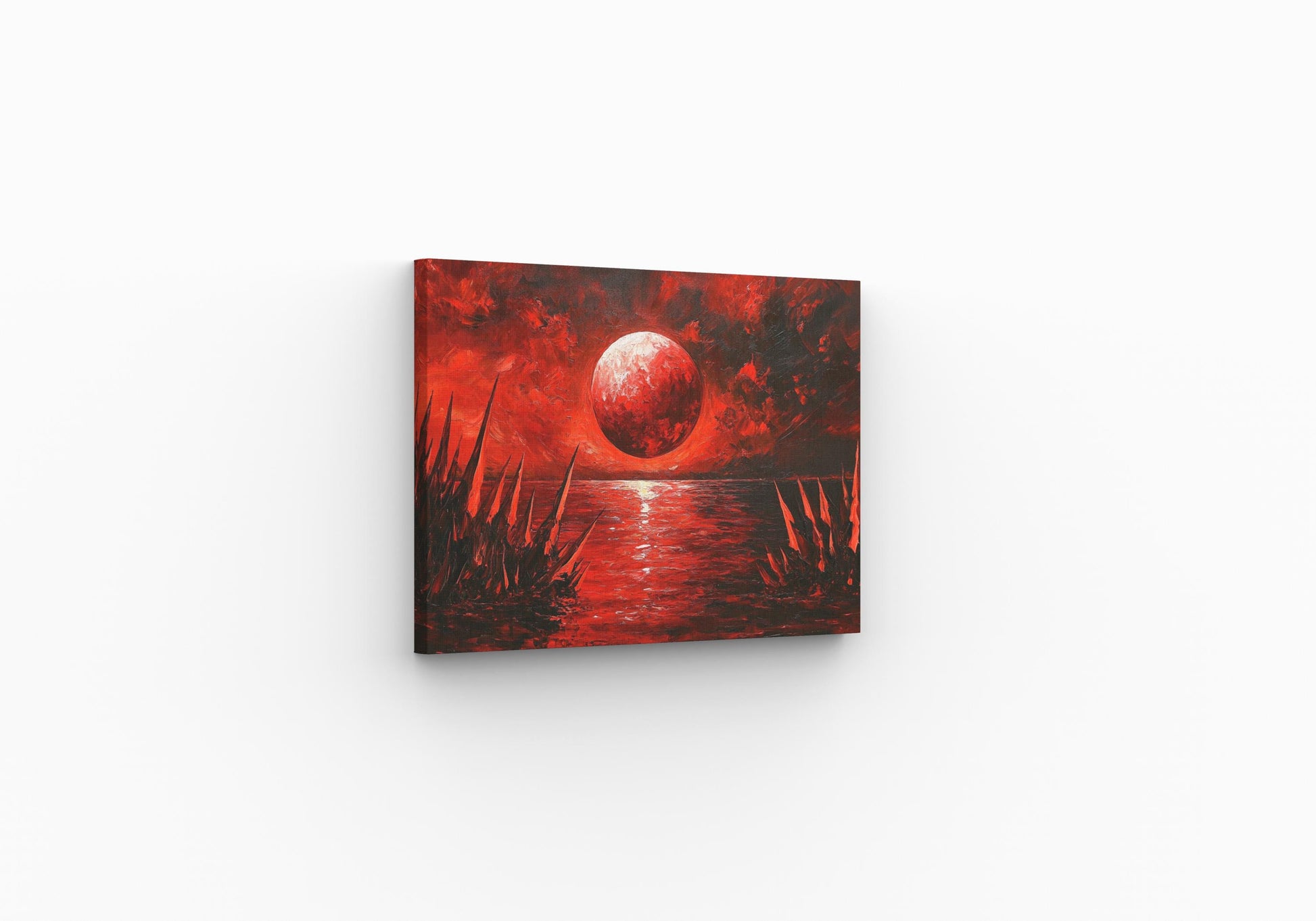 The Crimson Sea, Canvas Print Inspired by Tress, Cosmere Wall Art, Bookish Home Decor, Fantasy Art, Matte Canvas