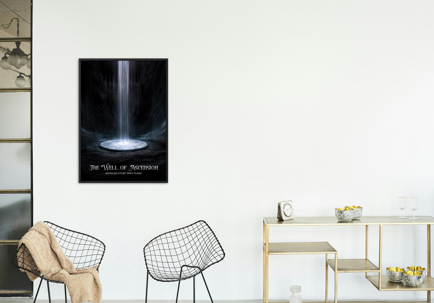 The Well of Ascension, Mistborn Wall Art, Home Decor, Book Lover Gift, Fantasy Art Print, Physical Vertical Poster