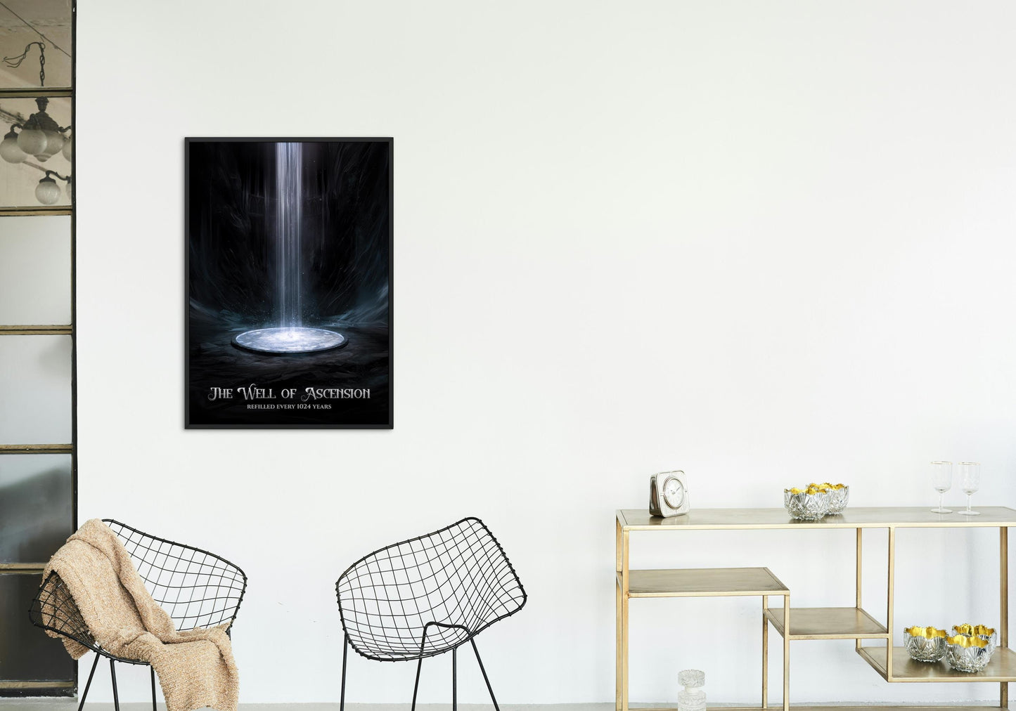 The Well of Ascension, Mistborn Wall Art, Home Decor, Book Lover Gift, Fantasy Art Print, Digital Download