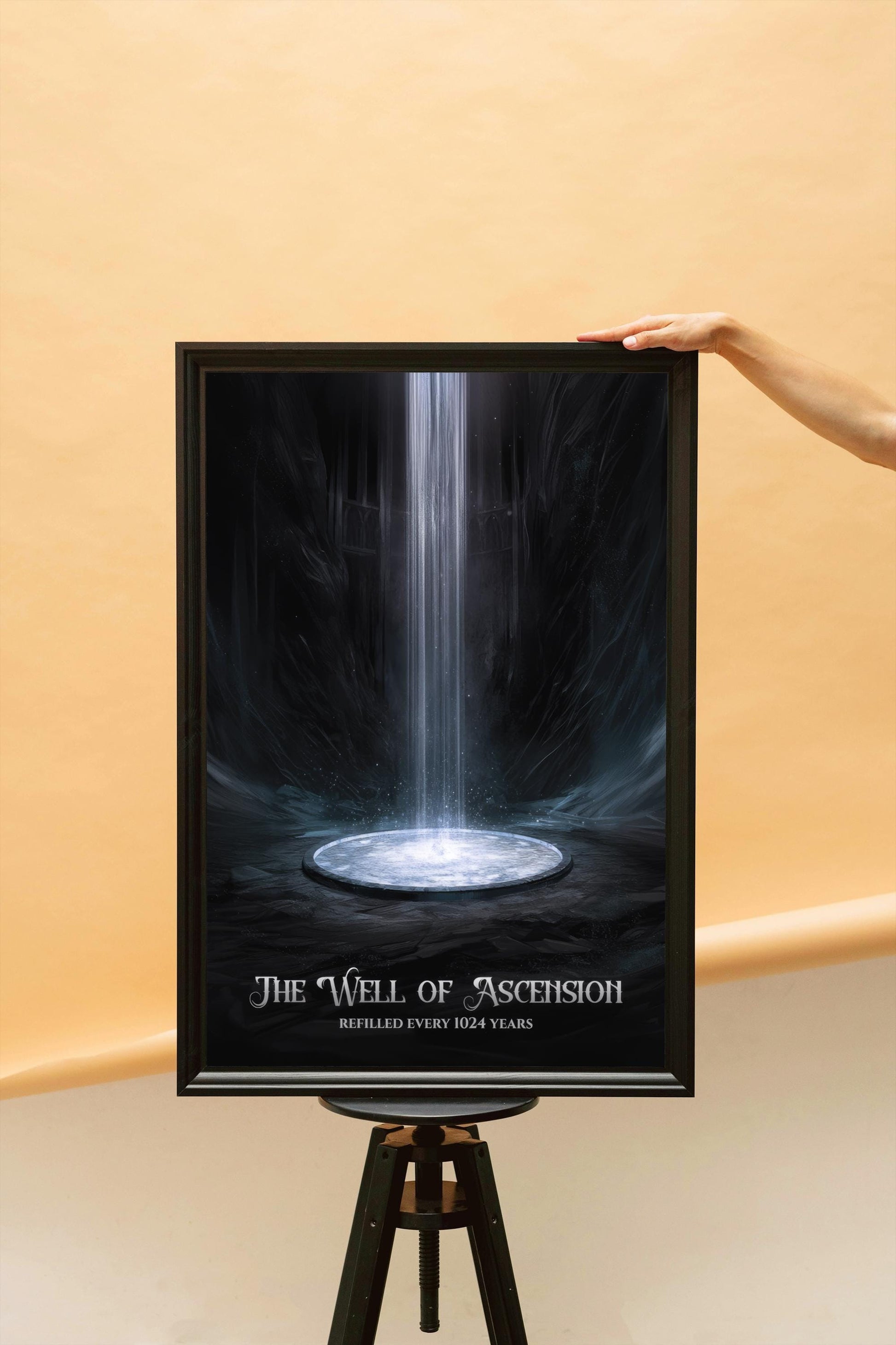 The Well of Ascension, Mistborn Wall Art, Home Decor, Book Lover Gift, Fantasy Art Print, Physical Vertical Poster