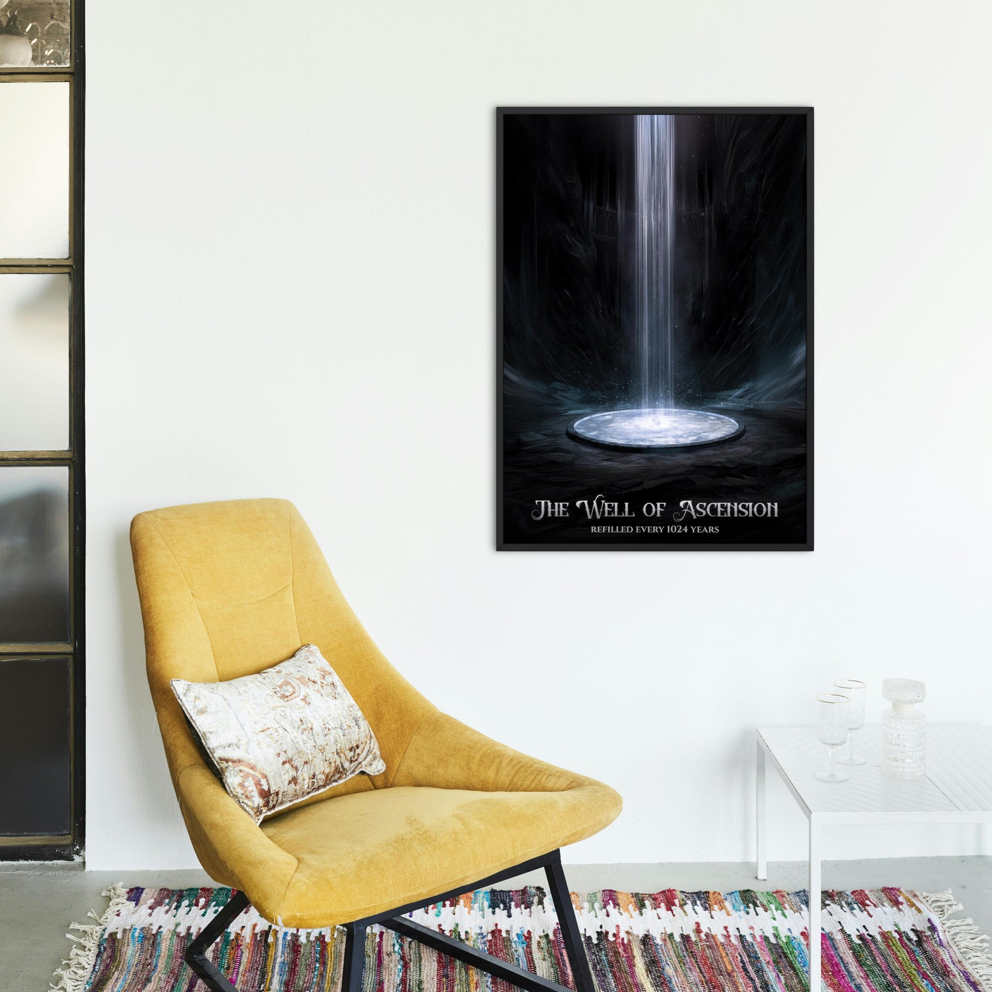 The Well of Ascension, Mistborn Wall Art, Home Decor, Book Lover Gift, Fantasy Art Print, Physical Vertical Poster