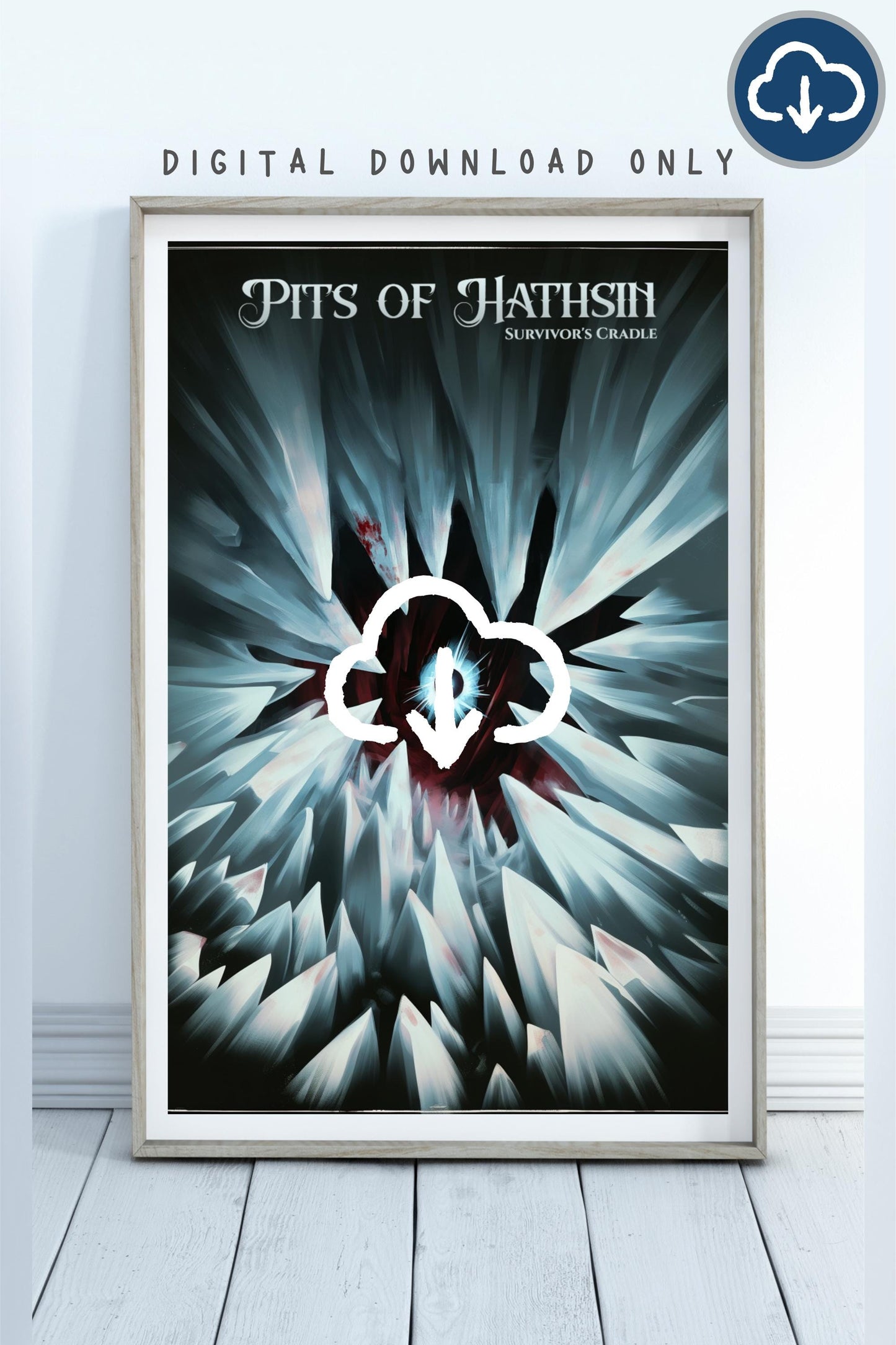 Pits of Hathsin, The Central Dominance, Mistborn Art Print, Bookish Matte Wall Decor, Gift for Bookworm, Digital Download