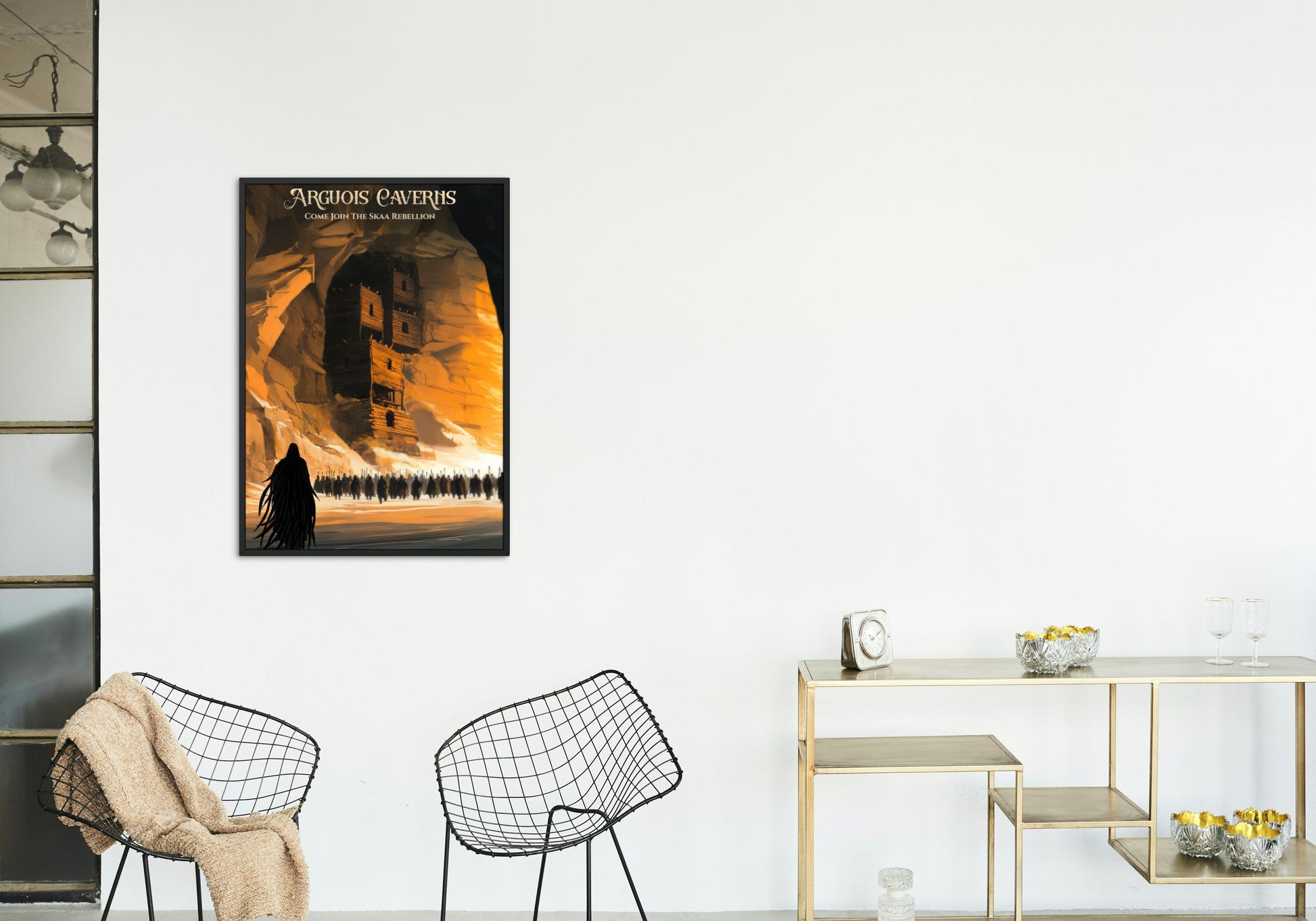 The Arguois Caverns Poster, Support the Skaa Rebellion, Mistborn Matte Poster, Cosmere Print Wall Art, Home Decor, Physical Poster