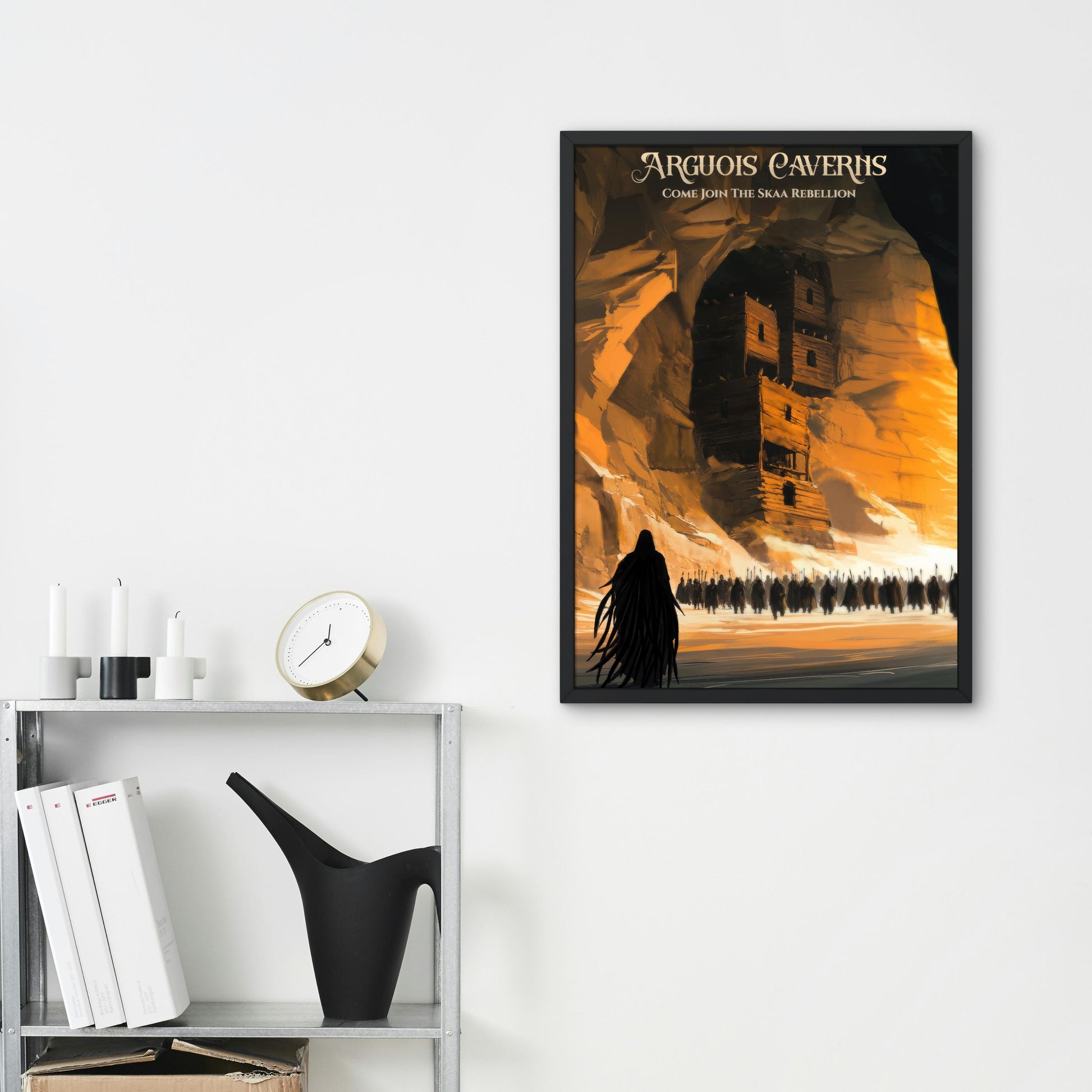 The Arguois Caverns Poster, Support the Skaa Rebellion, Mistborn Matte Poster, Cosmere Print Wall Art, Home Decor, Physical Poster