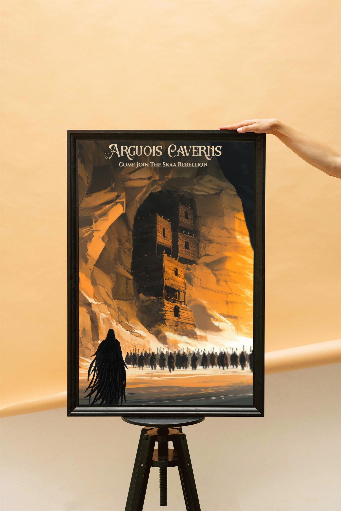 The Arguois Caverns Poster, Support the Skaa Rebellion, Mistborn Matte Poster, Cosmere Print Wall Art, Home Decor, Physical Poster