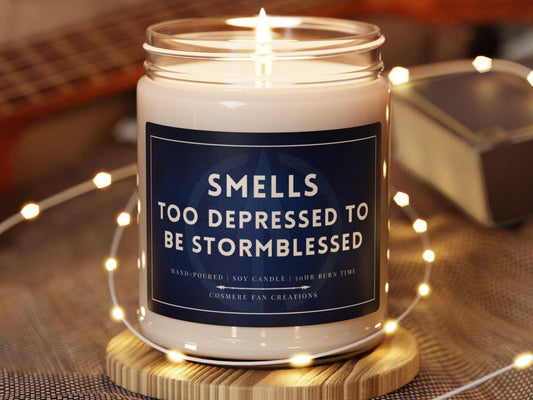 Smell's Too Depressed To Be Stormblessed Candle - Kaladin, Stormlight Archive, Cosmere, Soy Wax Candle