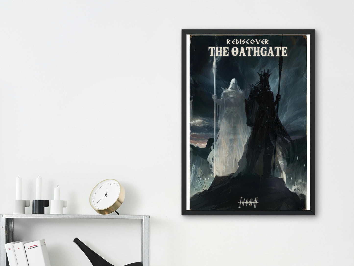 The Oathgate Travel Poster, Teleport from Roshar to Urithiru, Shadesmar, Brandon Sanderson's Stormlight Archive / Cosmere, physical poster