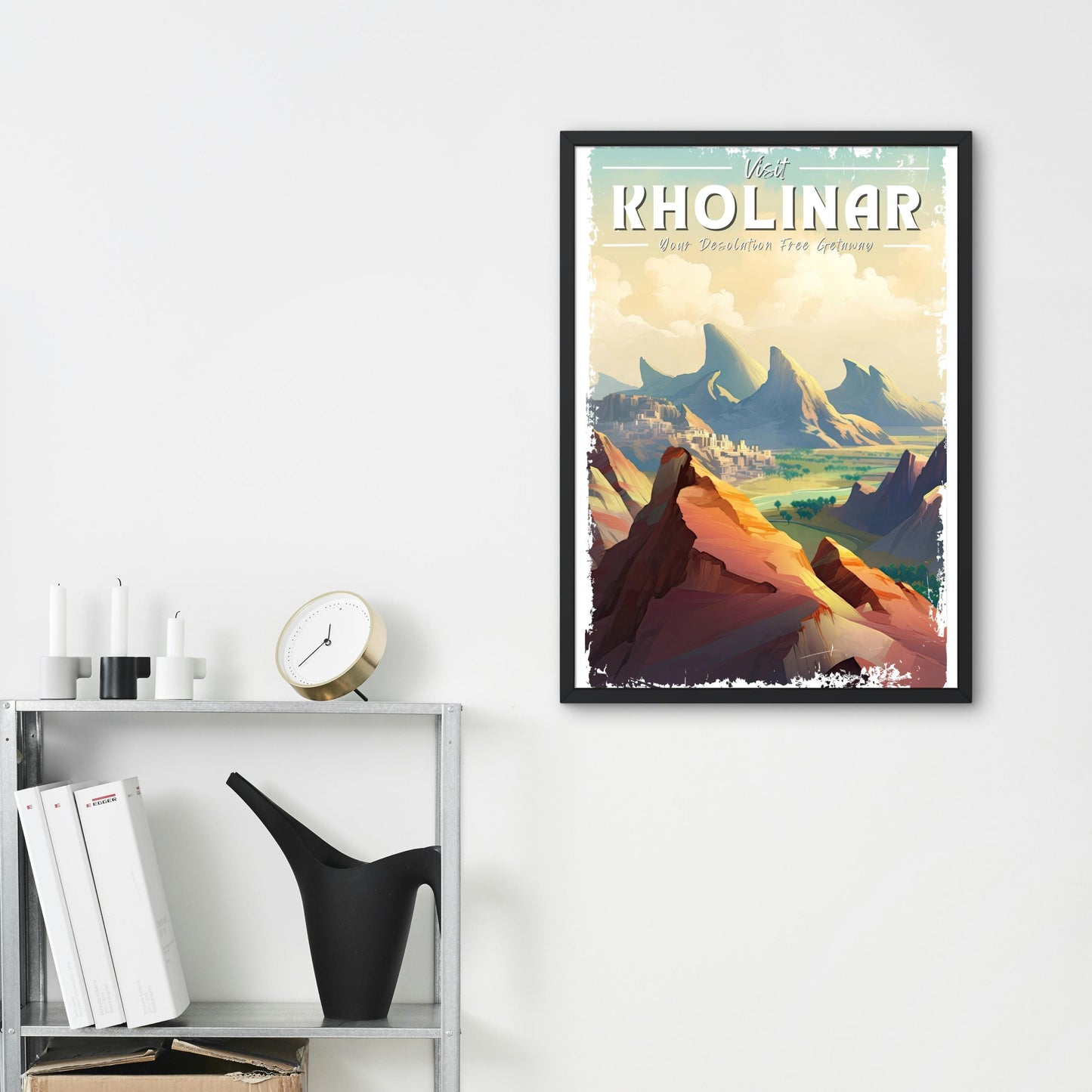 Kholinar Travel Poster, Brandon Sanderson's Stormlight Archive / Cosmere, Printable 2:3 Aspect Ratio, A3, Digital Download