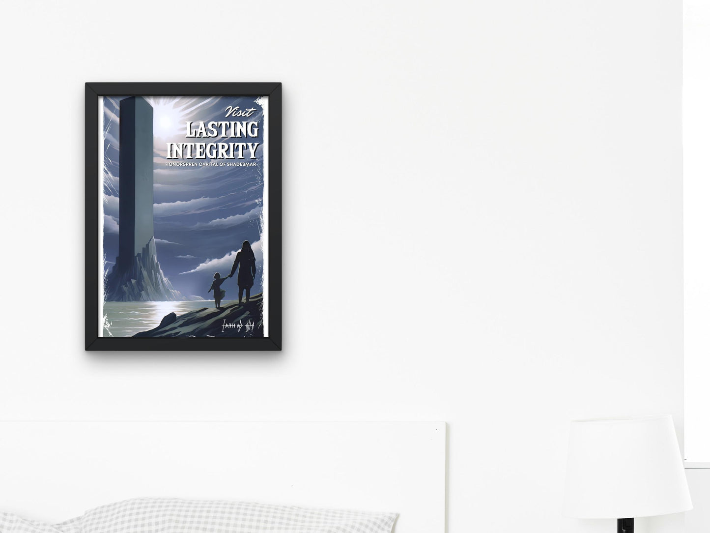 Lasting Integrity Travel Poster, Shadesmar, Brandon Sanderson's Stormlight Archive / Cosmere, Digital Download