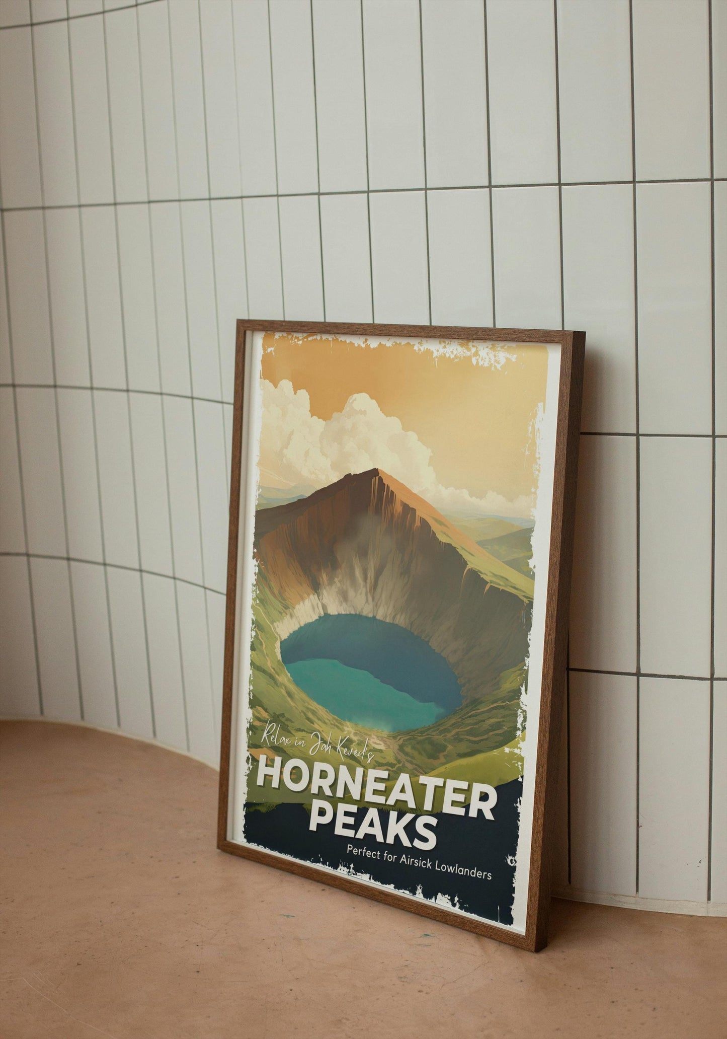 Horneater Peaks Travel Poster, Brandon Sanderson's Stormlight Archive / Cosmere, Jah Kaved, Digital Download