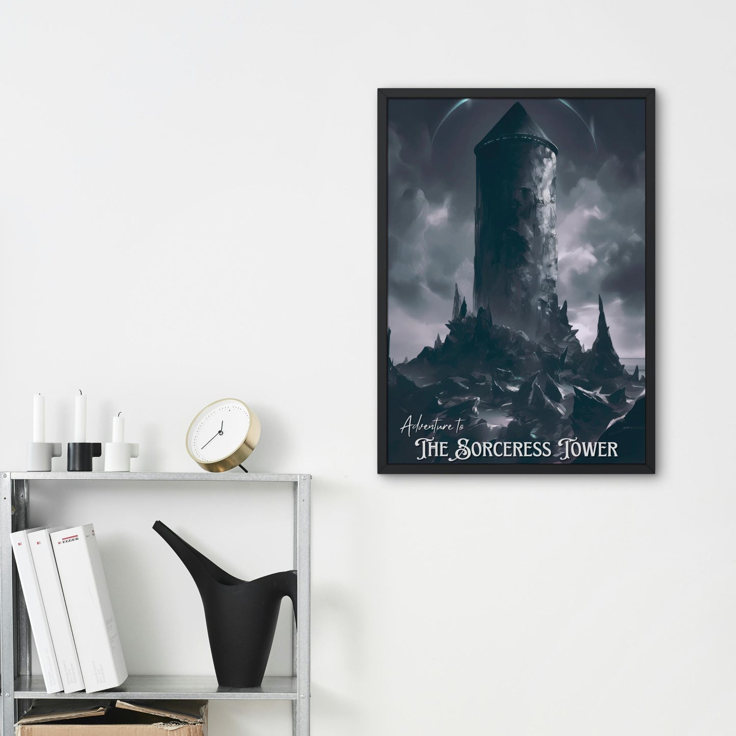 The Sorceress Tower Poster, Inspired by Brandon Sanderson's Book Tress of The Emerald Sea / Cosmere, physical poster