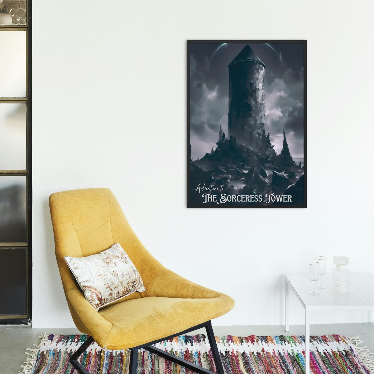 The Sorceress Tower Poster, Inspired by Brandon Sanderson's Book Tress of The Emerald Sea / Cosmere, physical poster