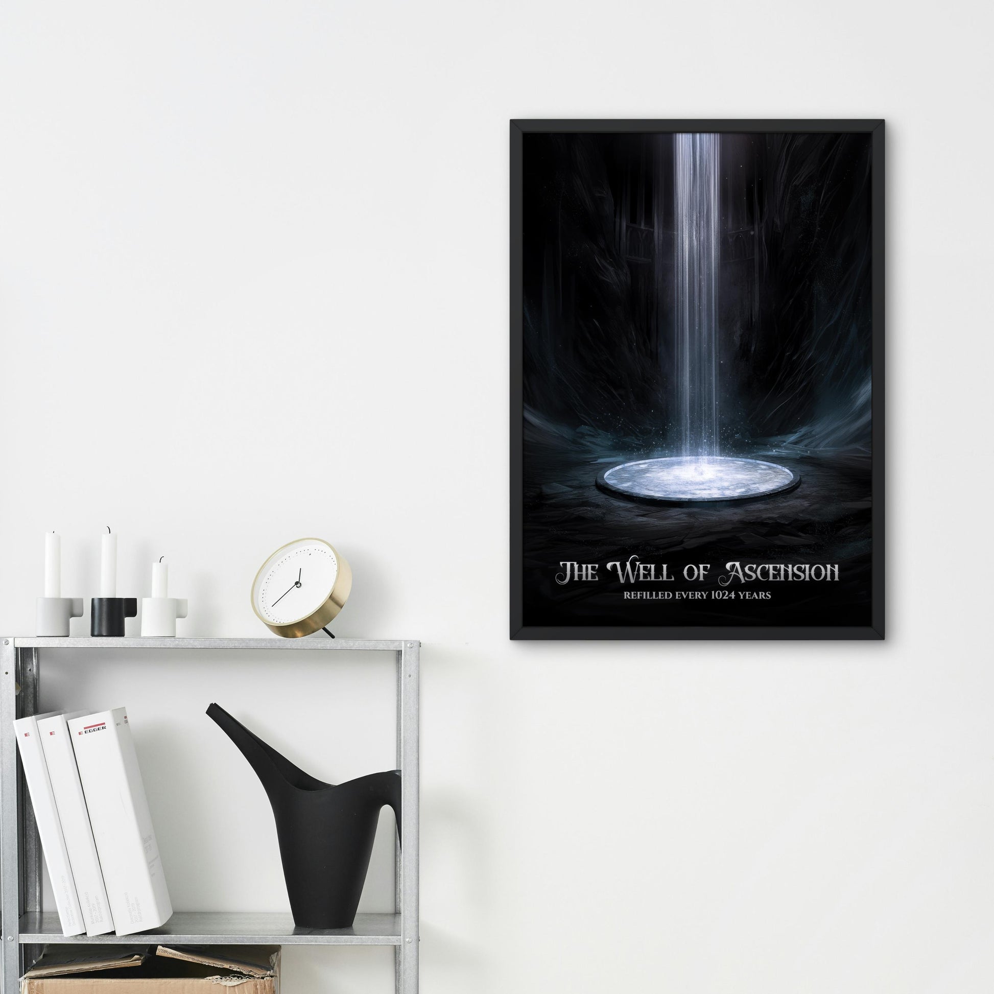 The Well of Ascension, Mistborn Wall Art, Home Decor, Book Lover Gift, Fantasy Art Print, Physical Vertical Poster