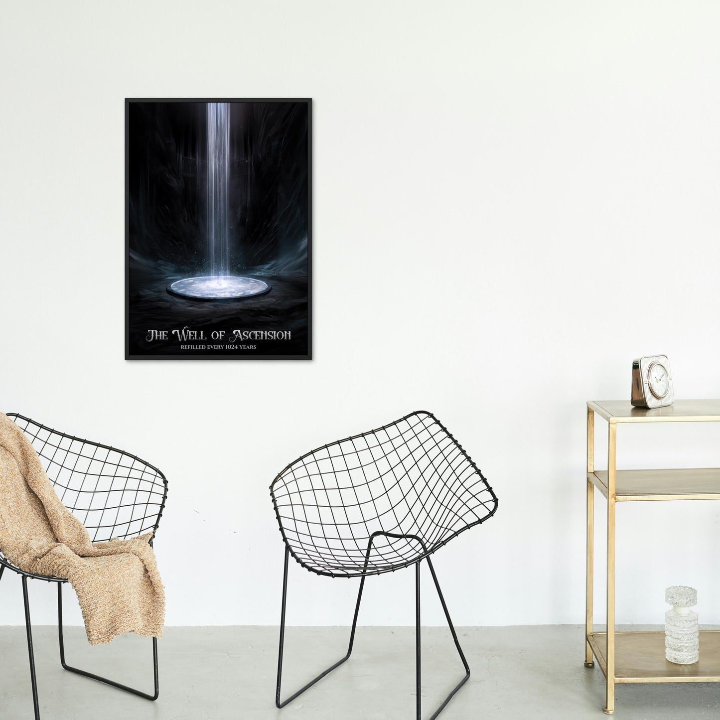 The Well of Ascension, Mistborn Wall Art, Home Decor, Book Lover Gift, Fantasy Art Print, Physical Vertical Poster