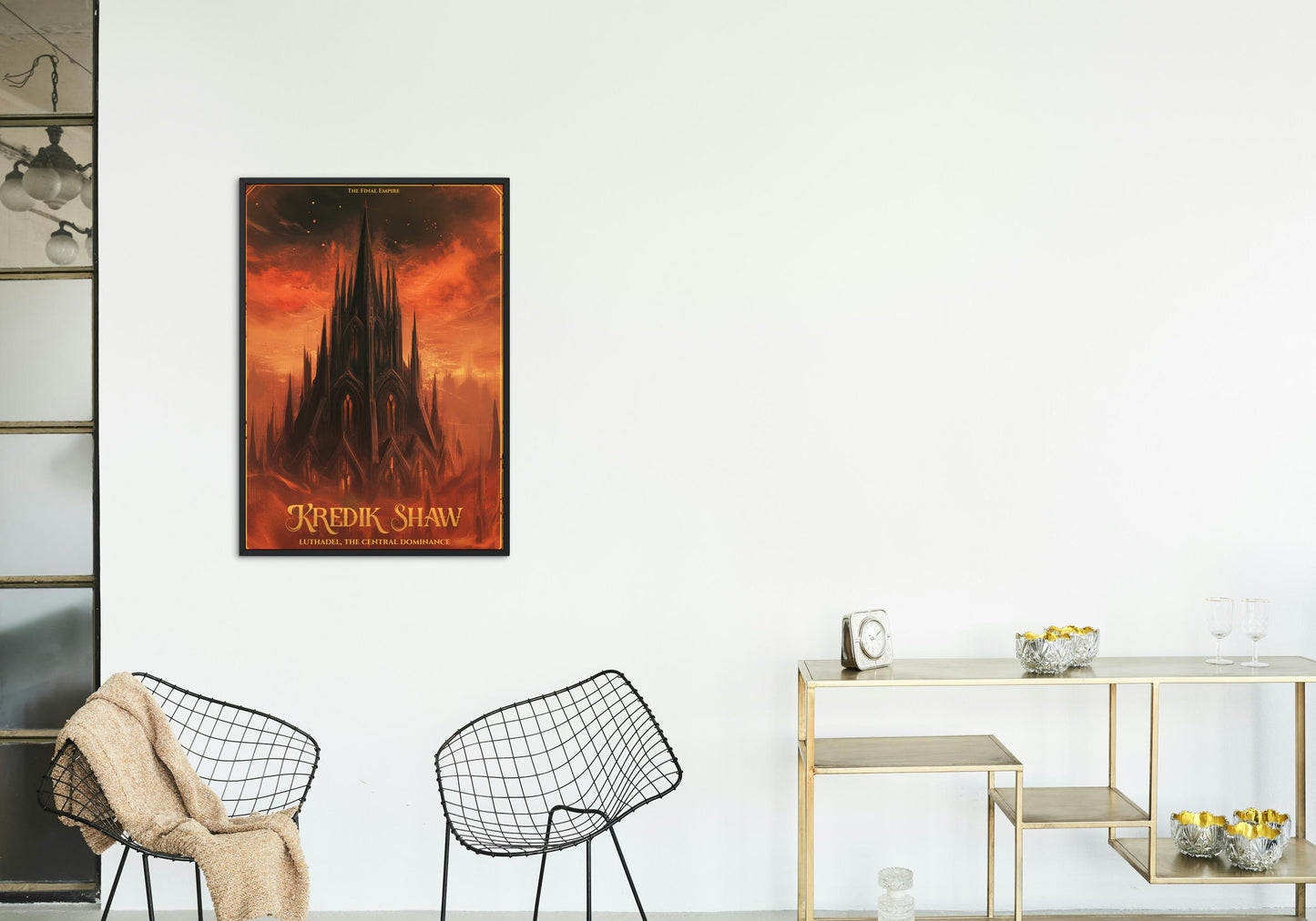 Kredik Shaw, Luthadel Central Dominance, Final Empire Art Print, Mistborn Matte Wall Decor, Gift for Bookworm, Physical Vertical Poster