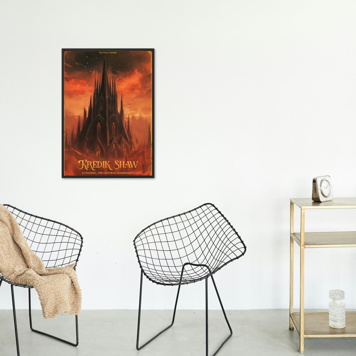 Kredik Shaw, Luthadel Central Dominance, Final Empire Art Print, Mistborn Matte Wall Decor, Gift for Bookworm, Physical Vertical Poster