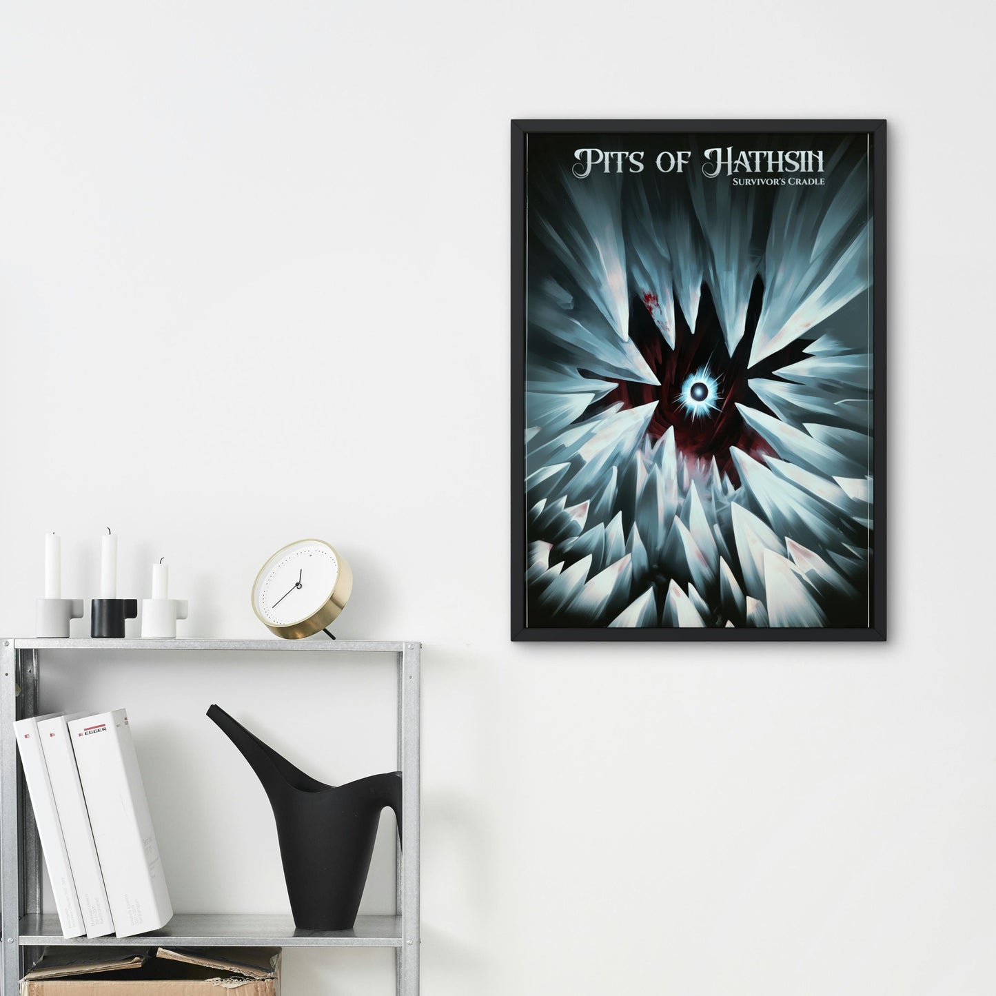 Pits of Hathsin, The Central Dominance, Mistborn Art Print, Bookish Matte Wall Decor, Gift for Bookworm, Physical Vertical Poster