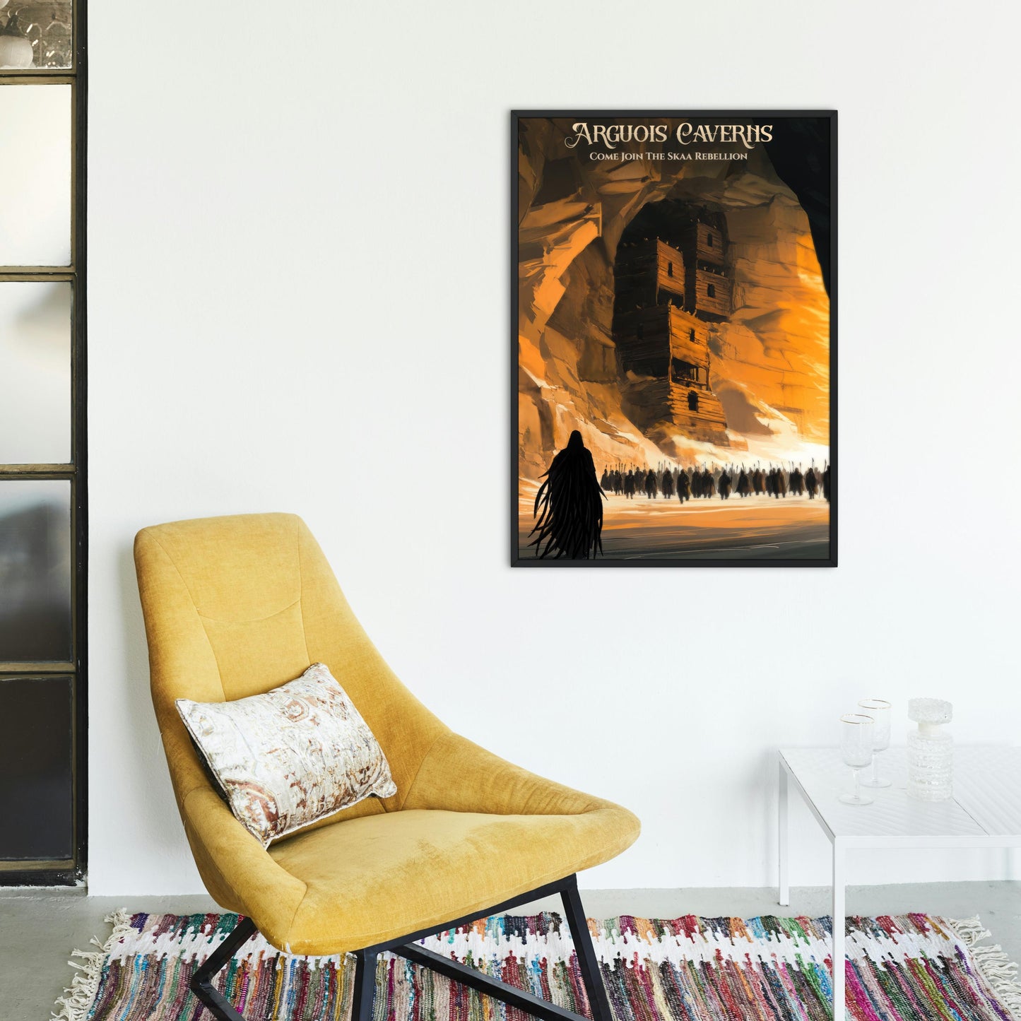 The Arguois Caverns Poster, Support the Skaa Rebellion, Mistborn Matte Poster, Cosmere Print Wall Art, Home Decor, Physical Poster