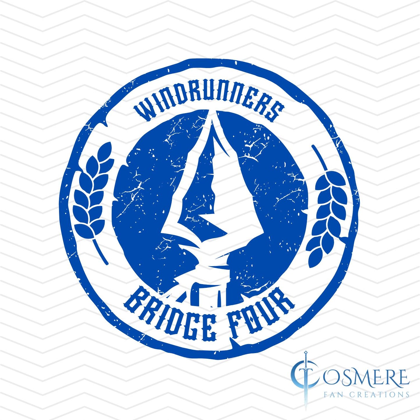 Fanmade Bridge Four Download, Spear Png, Windrunners Svg, Blue Png, Inspired by Brandon Sanderson, Fantasy Png, Bookish Svg, 3 Colors