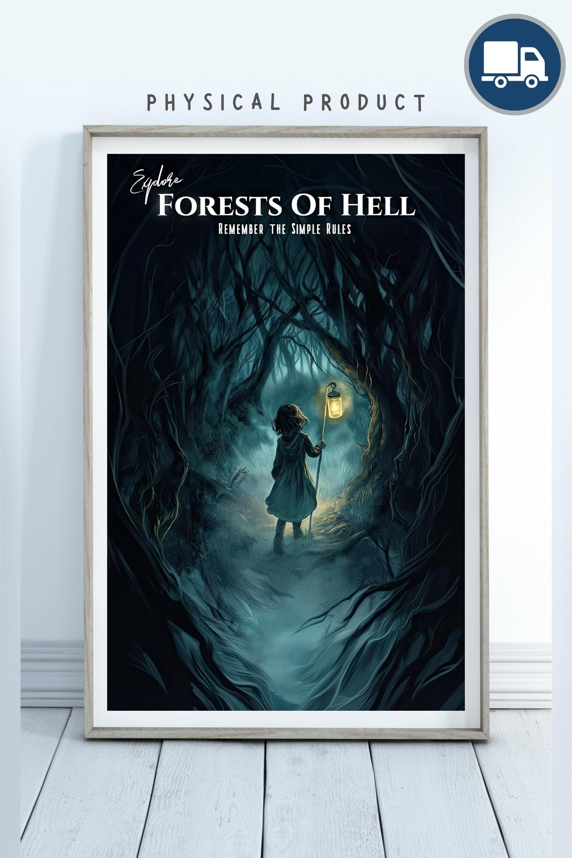 Forests of Hell Fantasy Wall Art, Inspired by Shadows for Silence in the Forests of Hell, Matte Prints, Cosmere Decor, Physical Poster