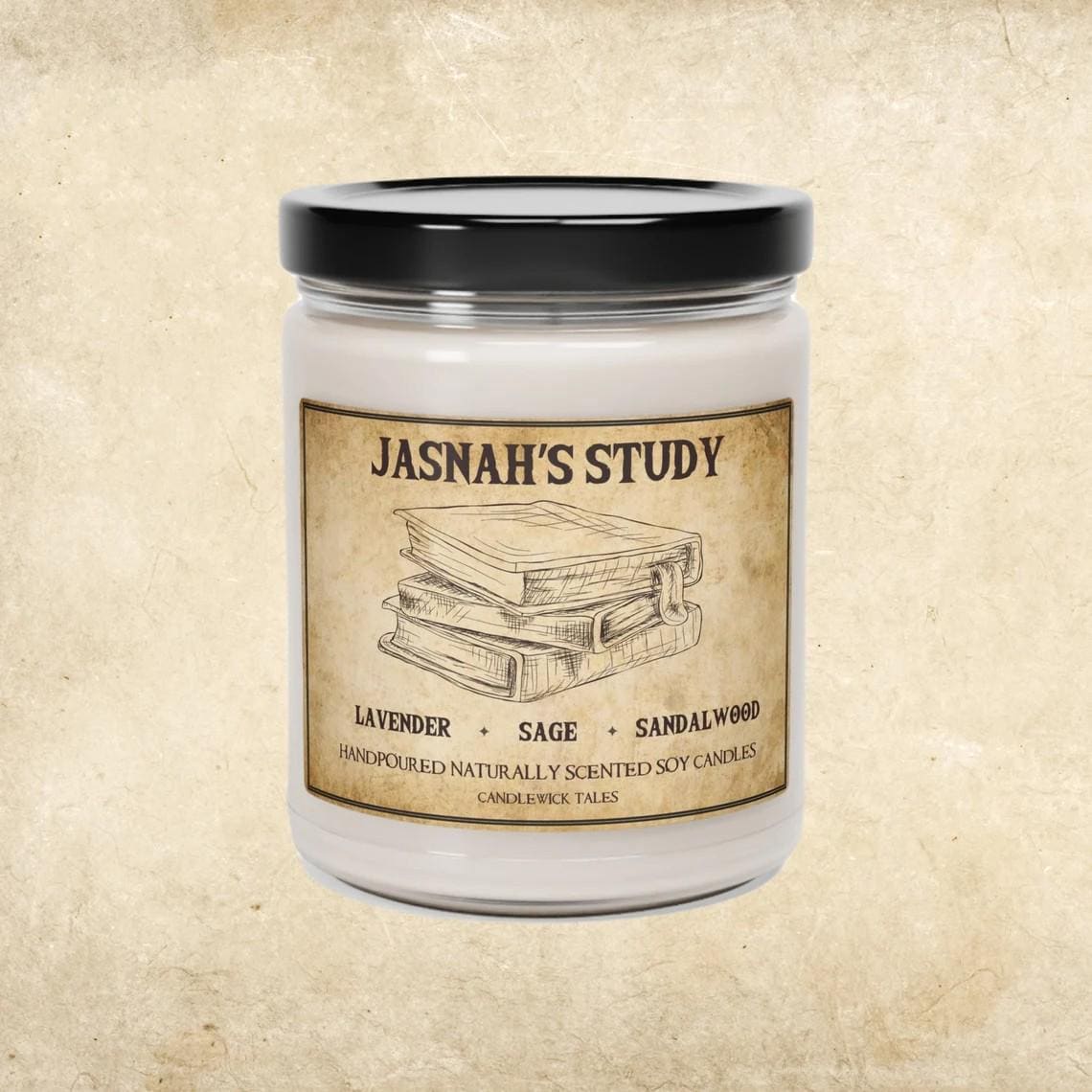 Jasnah's Study, Stormlight Archives Inspired Candle, Brandon Sanderson, Bookshelf Decor, Nontoxic Soy Wax Candle Gift, Scents of Roshar