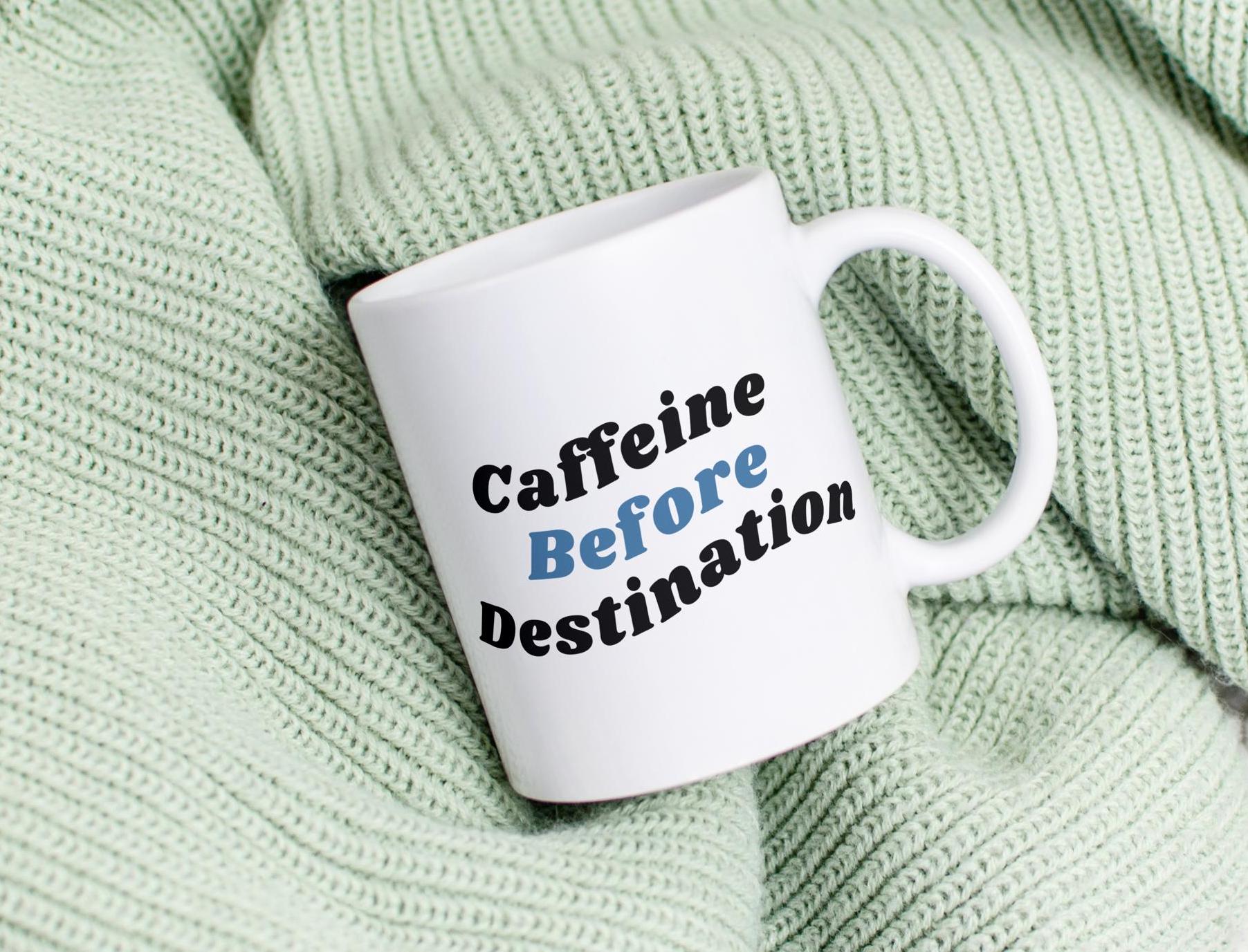 Caffeine before Destination, The Immortal Coffee words, 11oz Stormlight Archive Mug, Cosmere Gift, Inspired by Brandon Sanderson