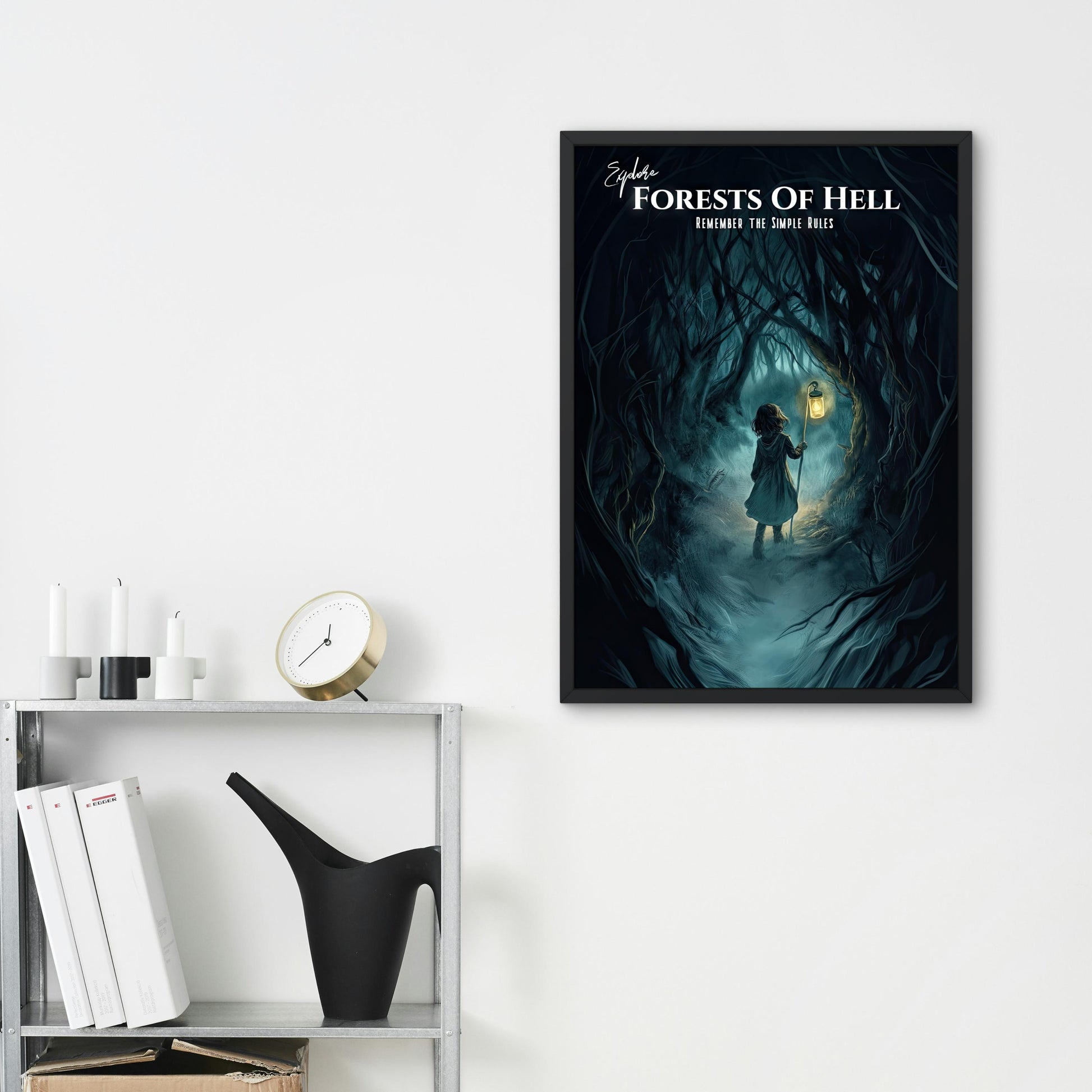 Forests of Hell Fantasy Wall Art, Inspired by Shadows for Silence in the Forests of Hell, Matte Prints, Cosmere Decor, Digital Download