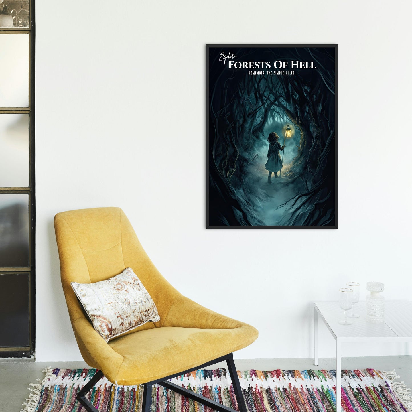 Forests of Hell Fantasy Wall Art, Inspired by Shadows for Silence in the Forests of Hell, Matte Prints, Cosmere Decor, Digital Download