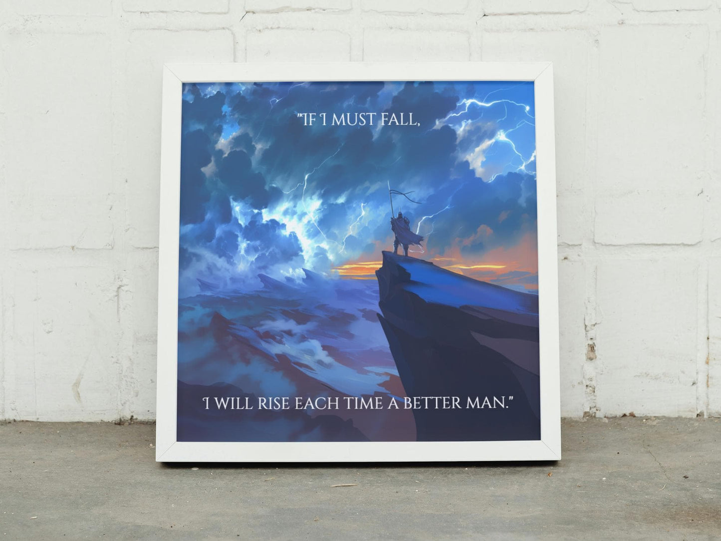 Motivational Cosmere Matte Poster, Inspirational Wall Art, Horizontal Decor Print, Office Quote Sign, Dorm Room Artwork, Literary Gift