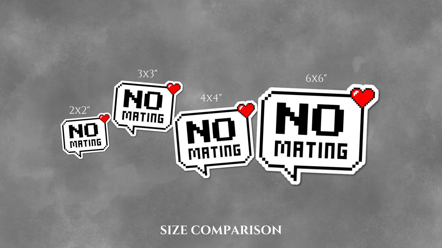 No Mating," Pattern, Cosmere Inspired Stickers, Gifts for Book Lovers, Fantasy Art Decor, Laptop Decals, Geeky Accessories, 3 Designs