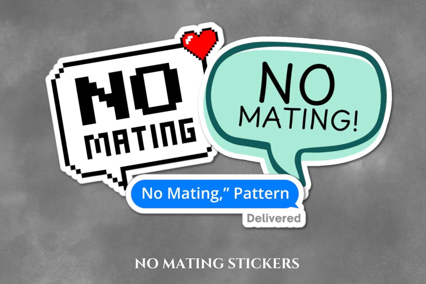 No Mating," Pattern, Cosmere Inspired Stickers, Gifts for Book Lovers, Fantasy Art Decor, Laptop Decals, Geeky Accessories, 3 Designs