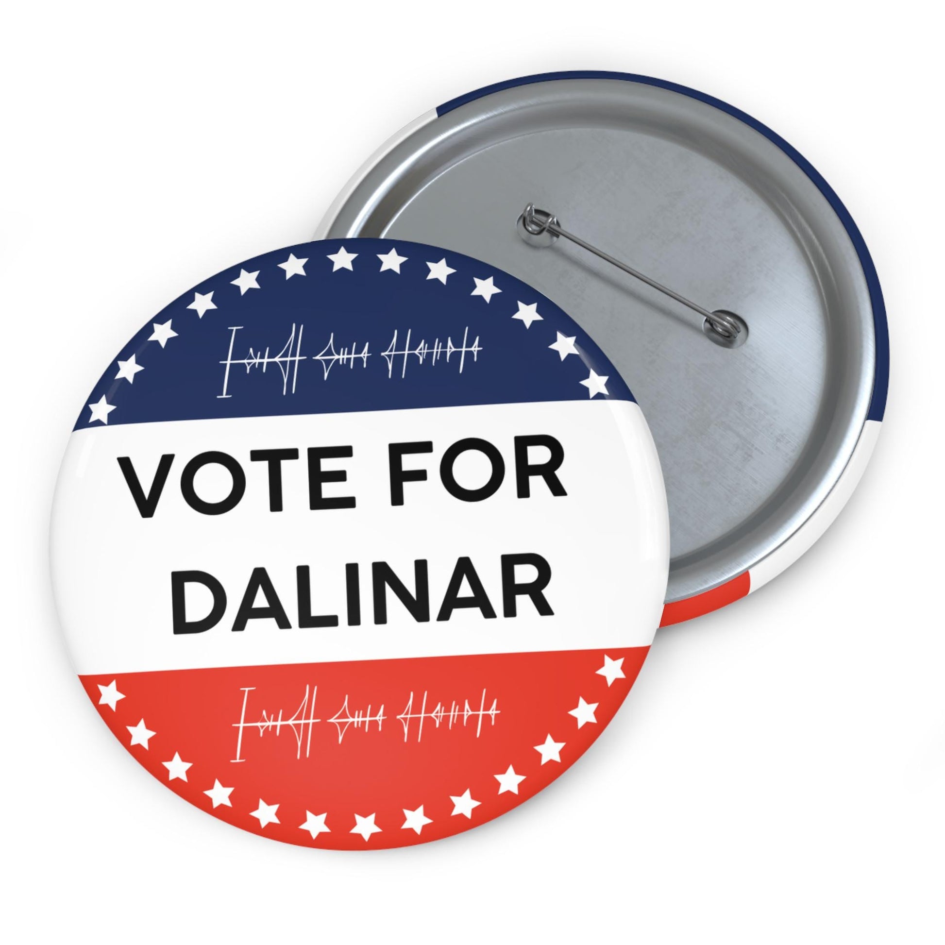 Vote for Dalinar Election Pin Button, Customizable, Political Pinback Badge, Stormlight Archive Fan Gift, Campaign Pin, Cosmere Pin