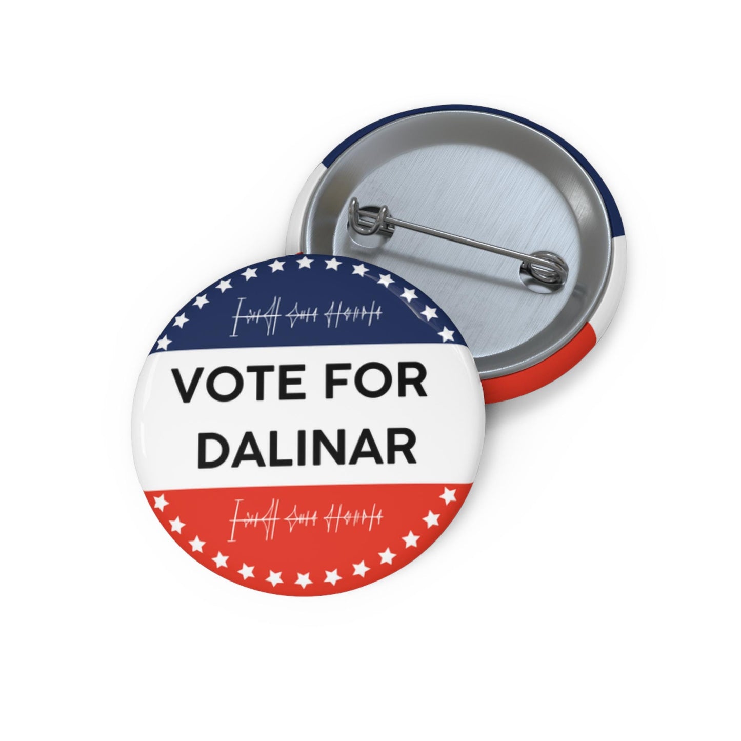 Vote for Dalinar Election Pin Button, Customizable, Political Pinback Badge, Stormlight Archive Fan Gift, Campaign Pin, Cosmere Pin